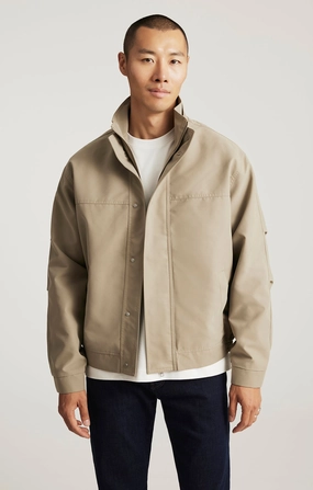 EDITION BOMBER JACKET IN OVERLAND TREK Weatherproof Zippers Neutral palette