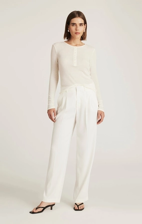 EDITION STRAIGHT LEG PANTS IN COCONUT MILK Comfort Layer
