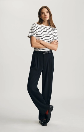 Reinforced Pockets Effortless Layer EDITION STRAIGHT LEG PANTS IN DARK NAVY