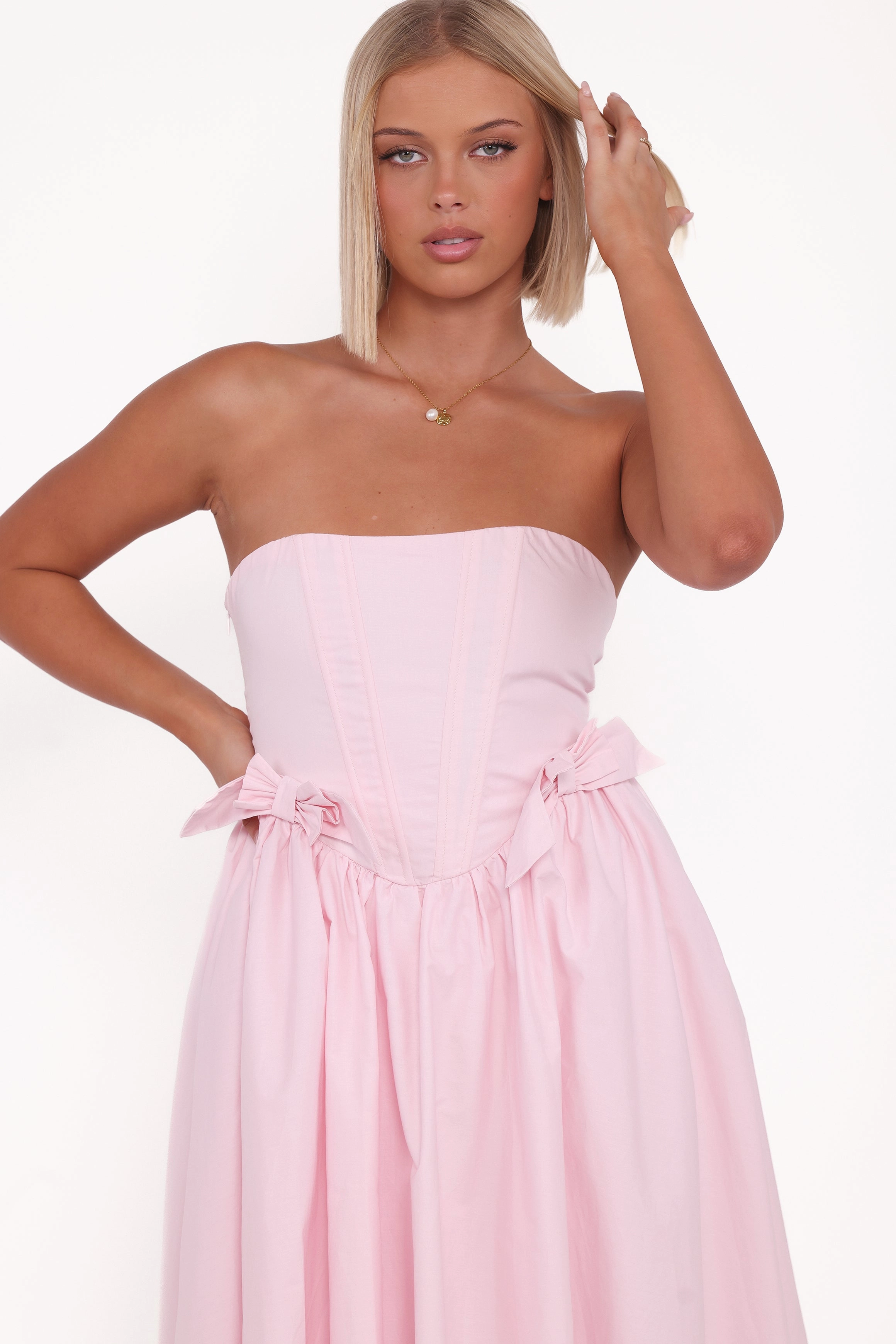 Seren Midi Dress - Pink Quick Match