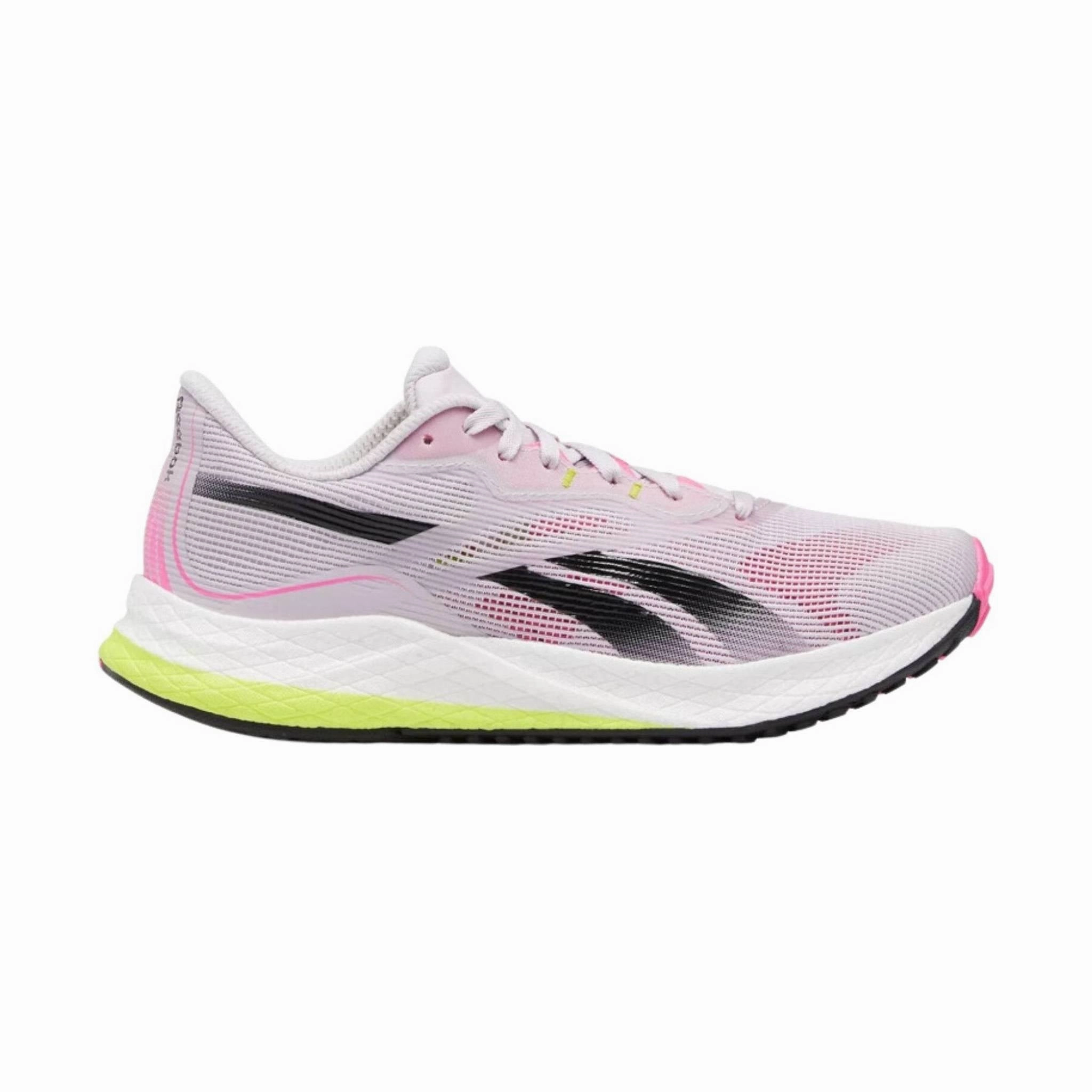 Reebok Women's Energy 3 Running Shoe - Quartz Glow / Atomic Pink / Acid Yellow Smooth Support Comfort Technology
