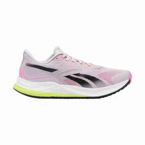 Comfort Linings Relaxed Motion Reebok Women's Energy 3 Running Shoe - Quartz Glow / Atomic Pink / Acid Yellow