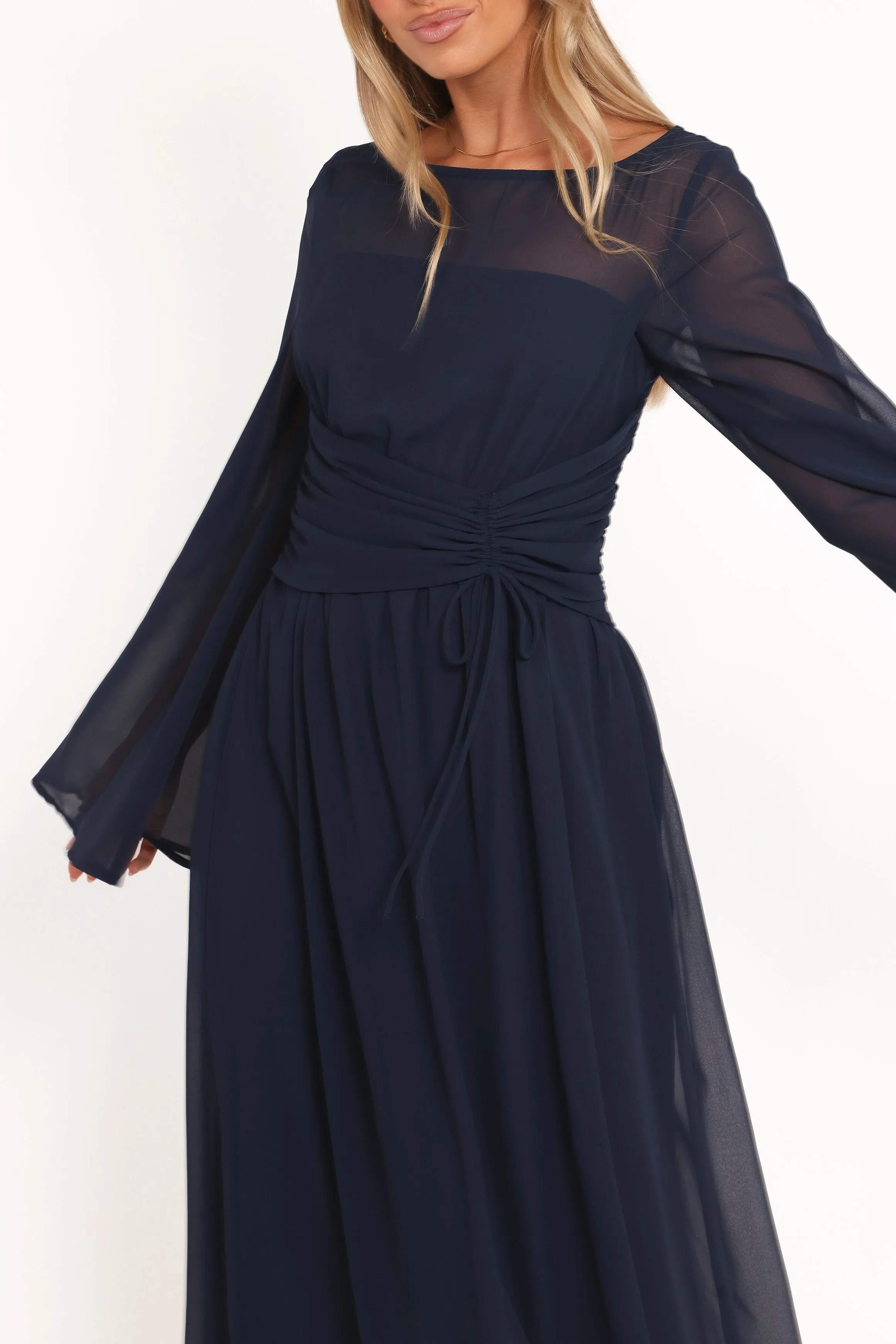 Samara Maxi Dress - Navy Smart Blend