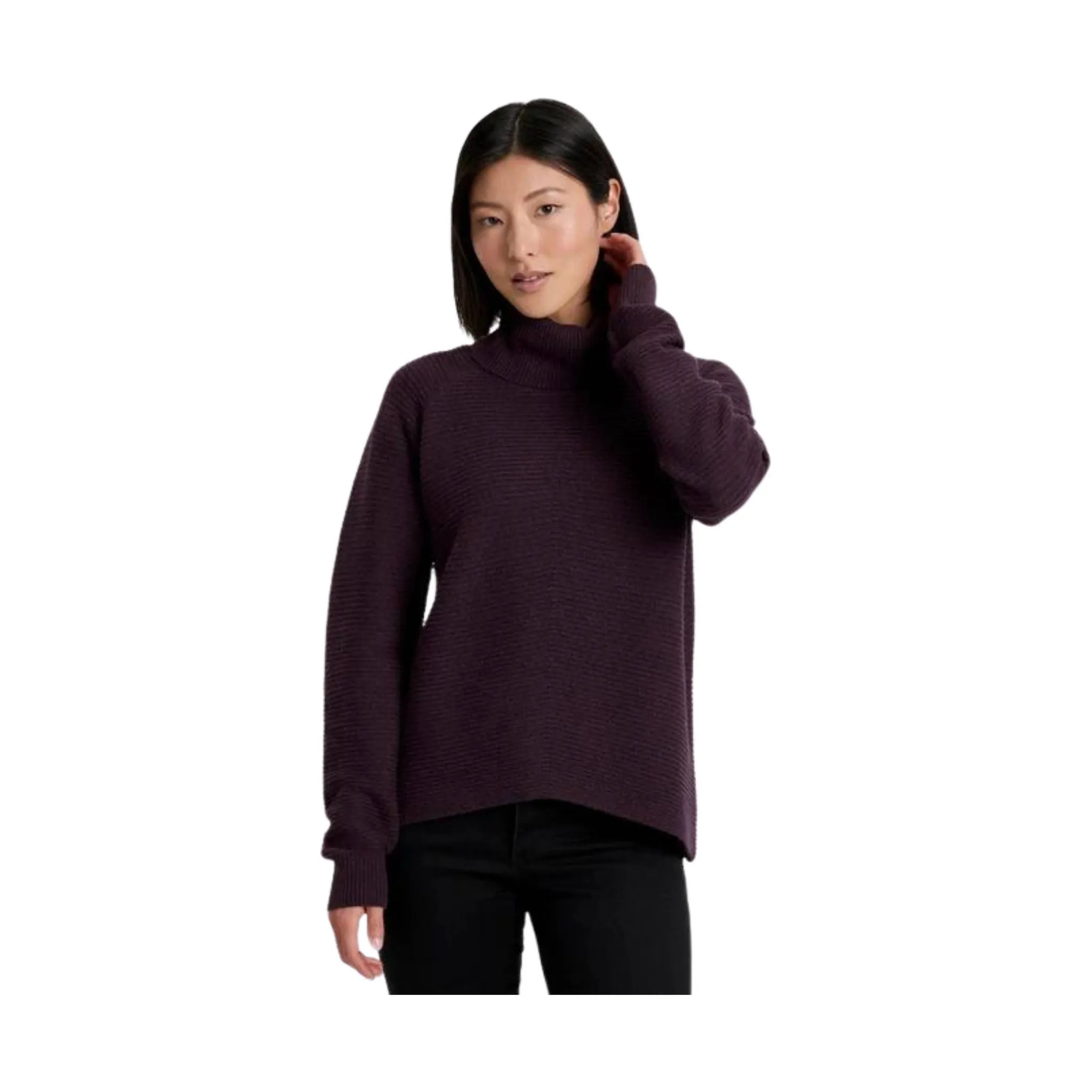 Kuhl Women's Solace Sweater - Auberge Contrast Trim Layered