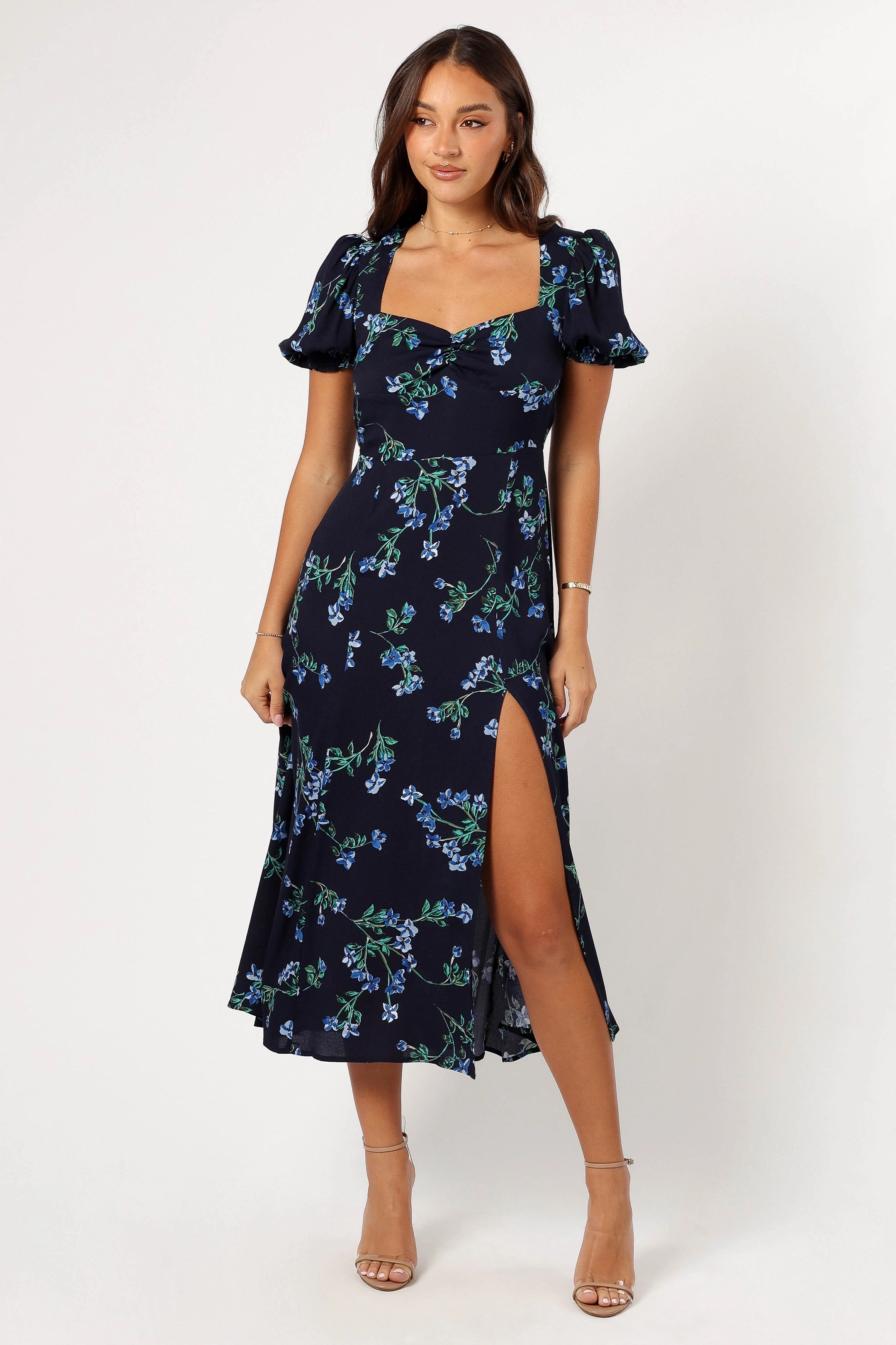 Relax Form Dew Glow Hendrix Midi Dress - Midnight Blues