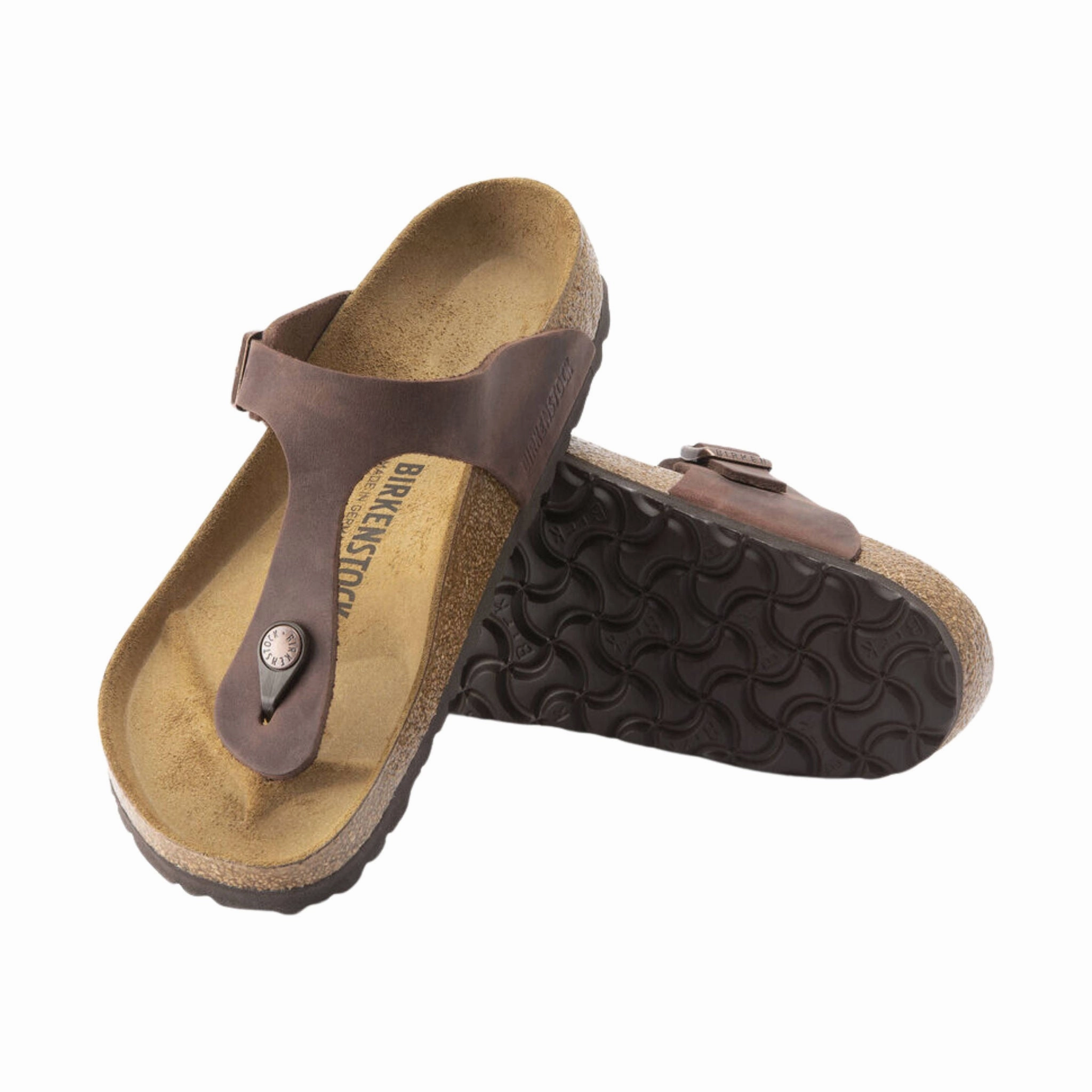 Birkenstock Gizeh Sandal - Oiled Leather Habana All terrain Lounge Mood