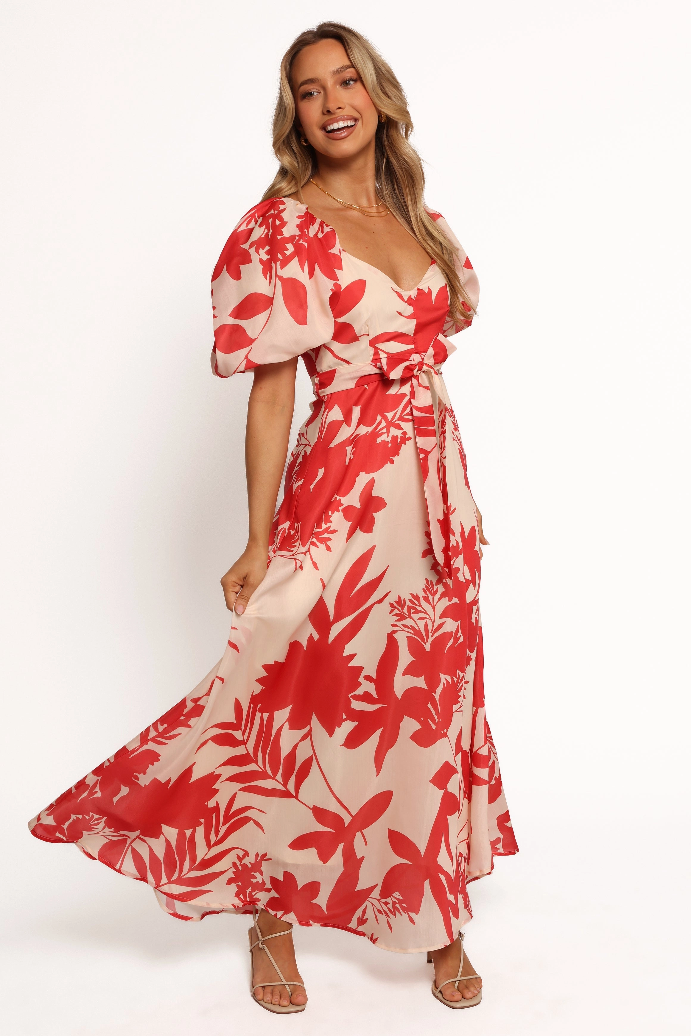 sophisticated appearance Ellery Midi Dress - Red Floral