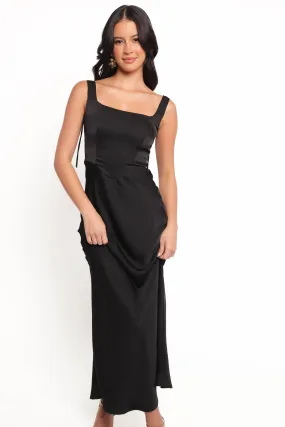 Comfortable Style Emile Midi Dress - Black