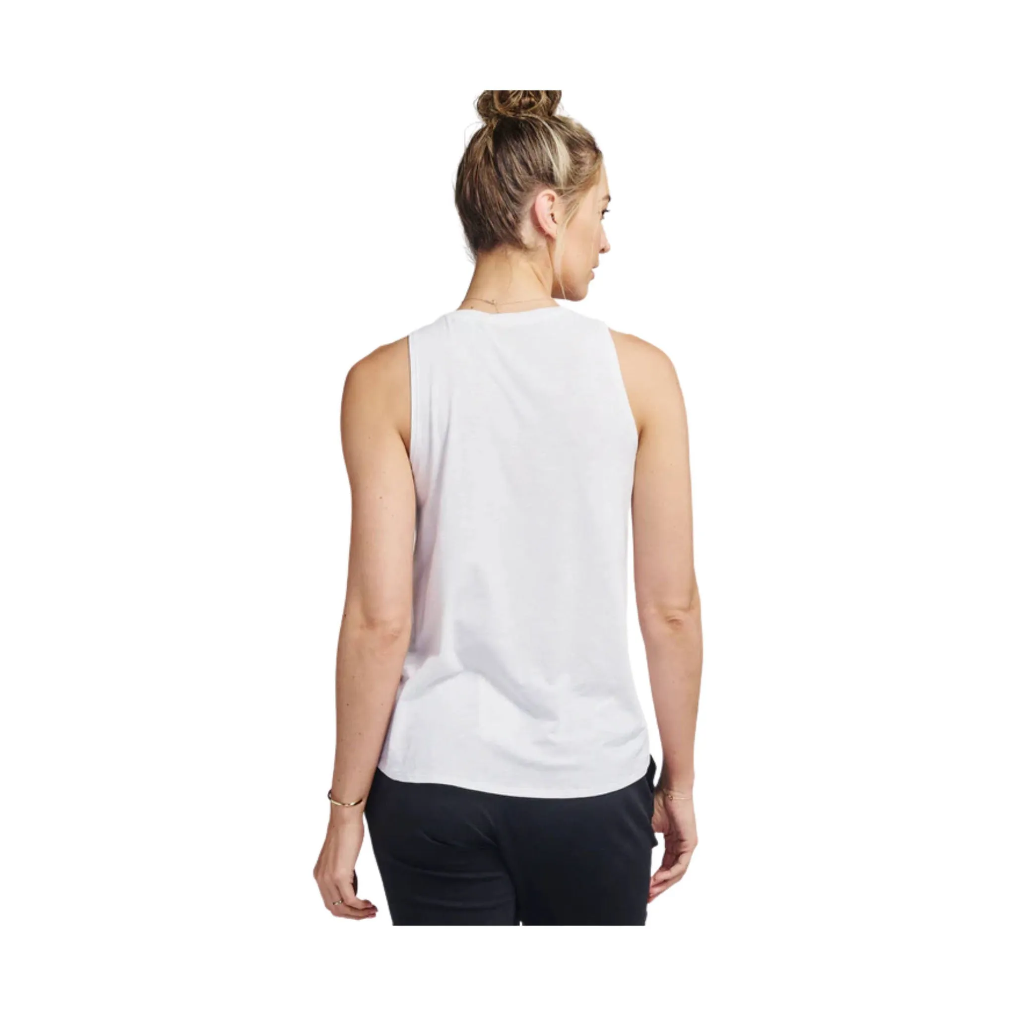 Simple Dress DualLayer Weave Tasc Women's Nola Tank 2.0 - White