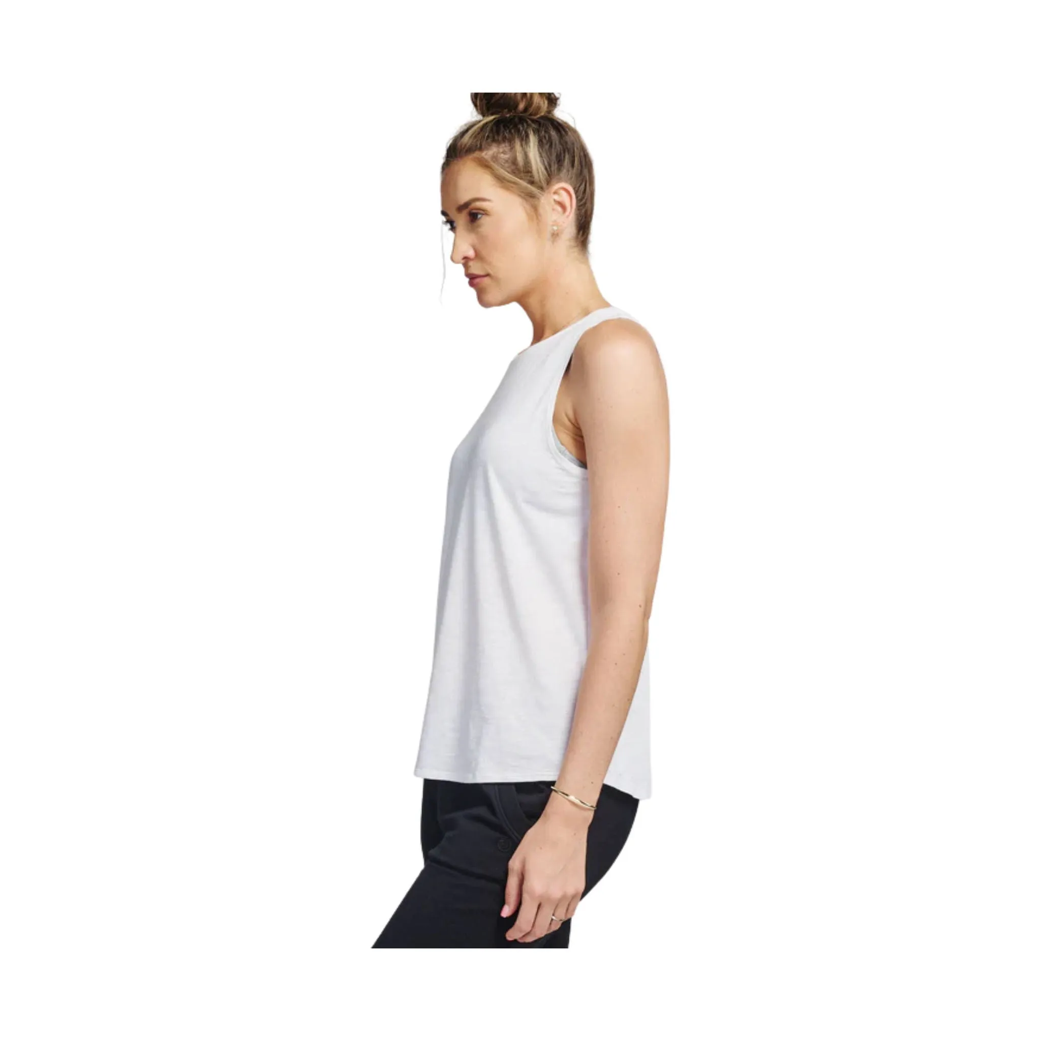 Scoop Neck Shape Tasc Women's Nola Tank 2.0 - White