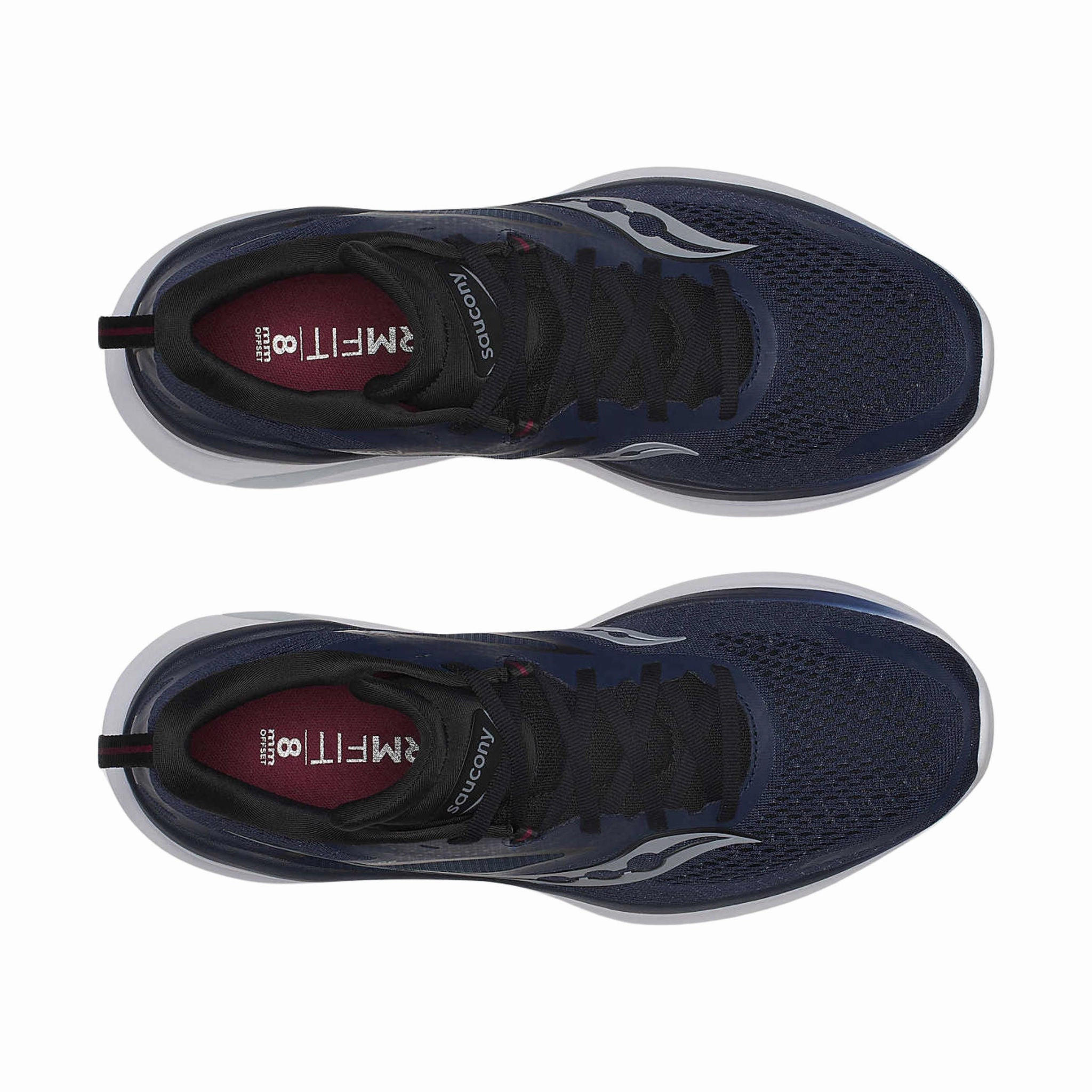 Saucony Men's Omni 22 Running Shoes - Navy/Currant Everyday Flex