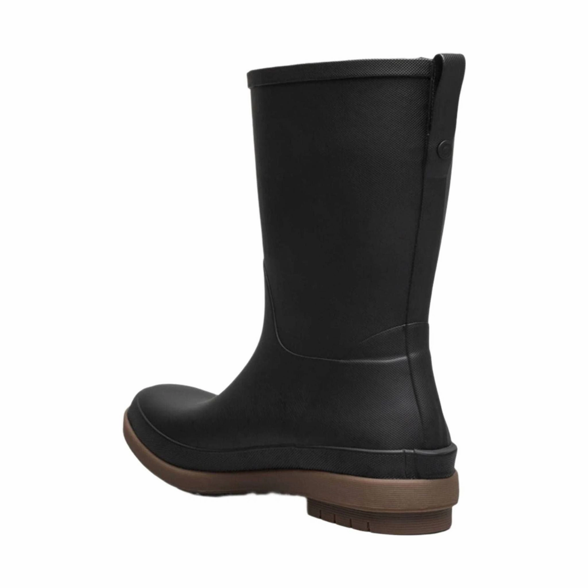 Gloss Shine Bogs Women's Amanda II Mid Rain Boots - Black