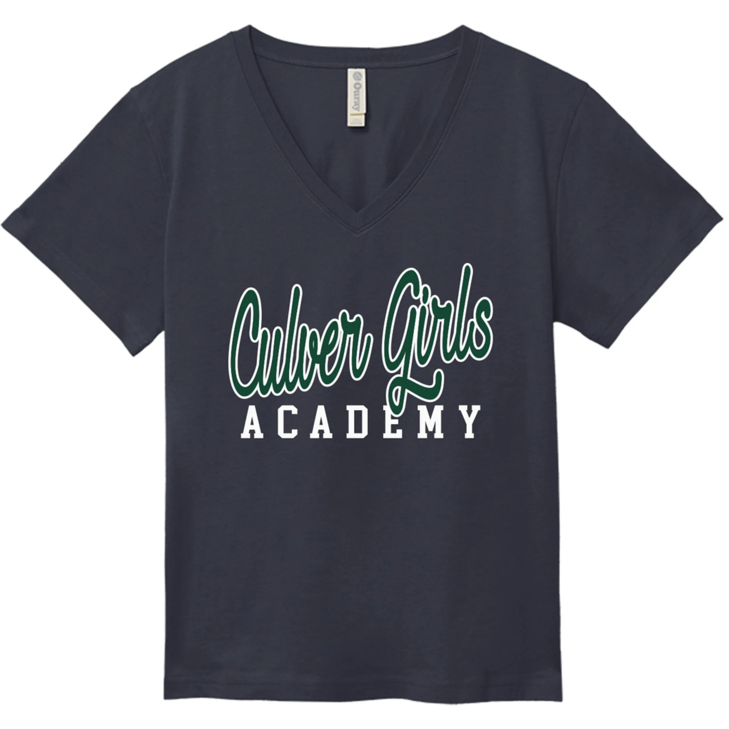 Essential V-Neck Tee - Spring Navy Performance Wear Urban Fashion Look