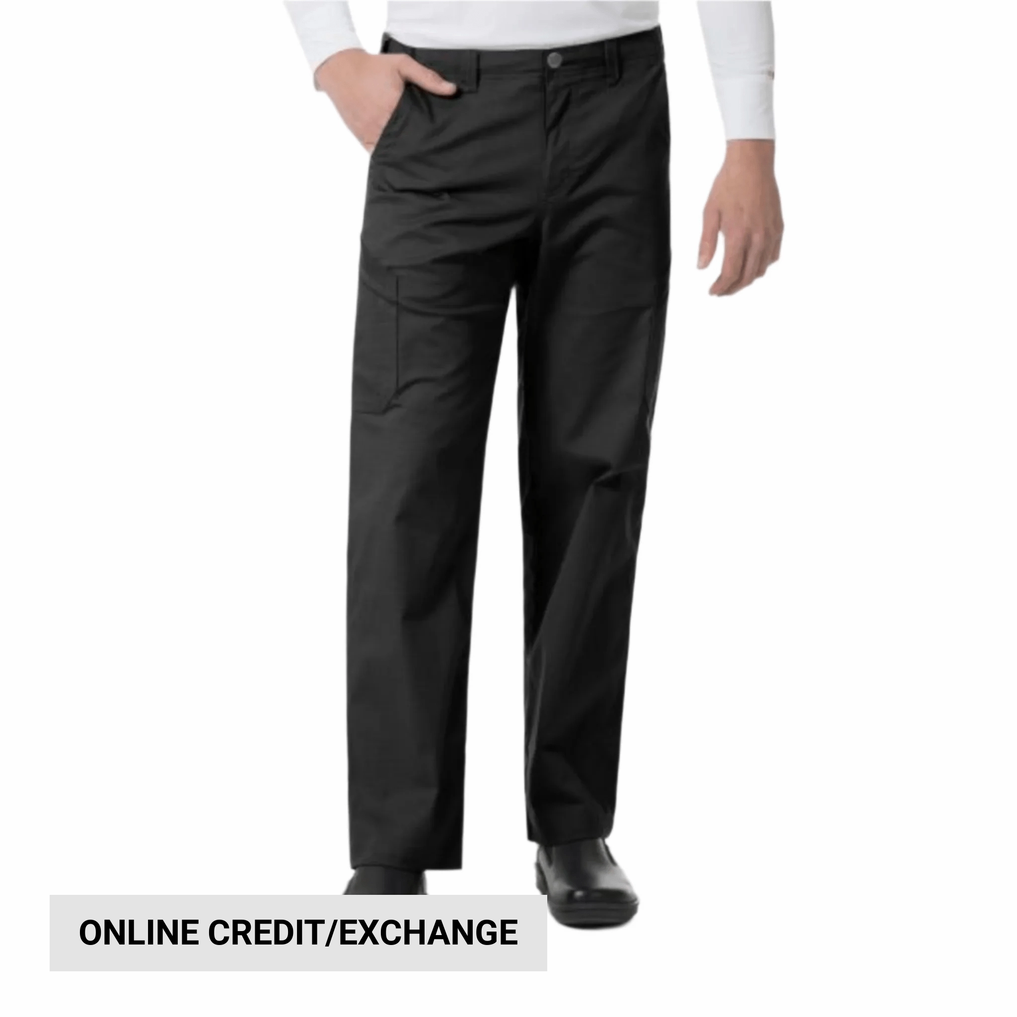 Carhartt Men's Scrubs Straight Fit Multi Cargo Pant - Black Hygienic Coating