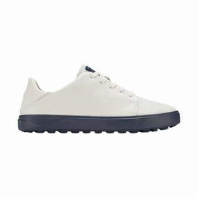 Tension Balanced Lacing Olukai Women's Wailea Golf Shoes - Bright White/Mood Indigo