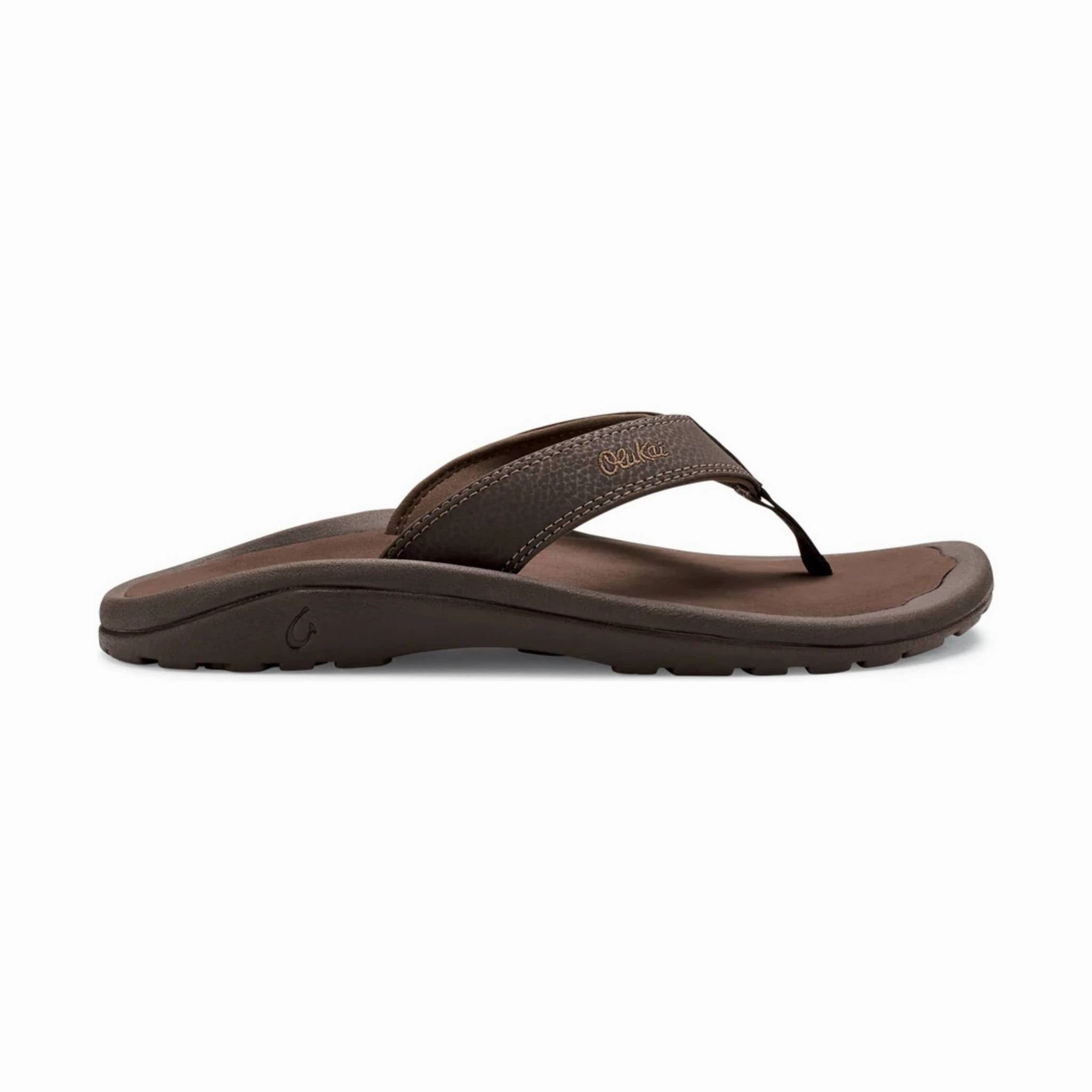 OluKai Men's 'Ohana Flip Flop - Dark Java/Ray Trendy