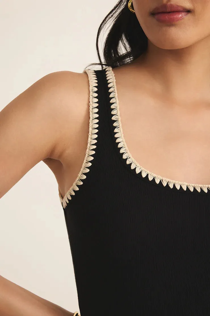 Everyday Comfort Jaidynn Rib Tank | Black Comfy Apparel