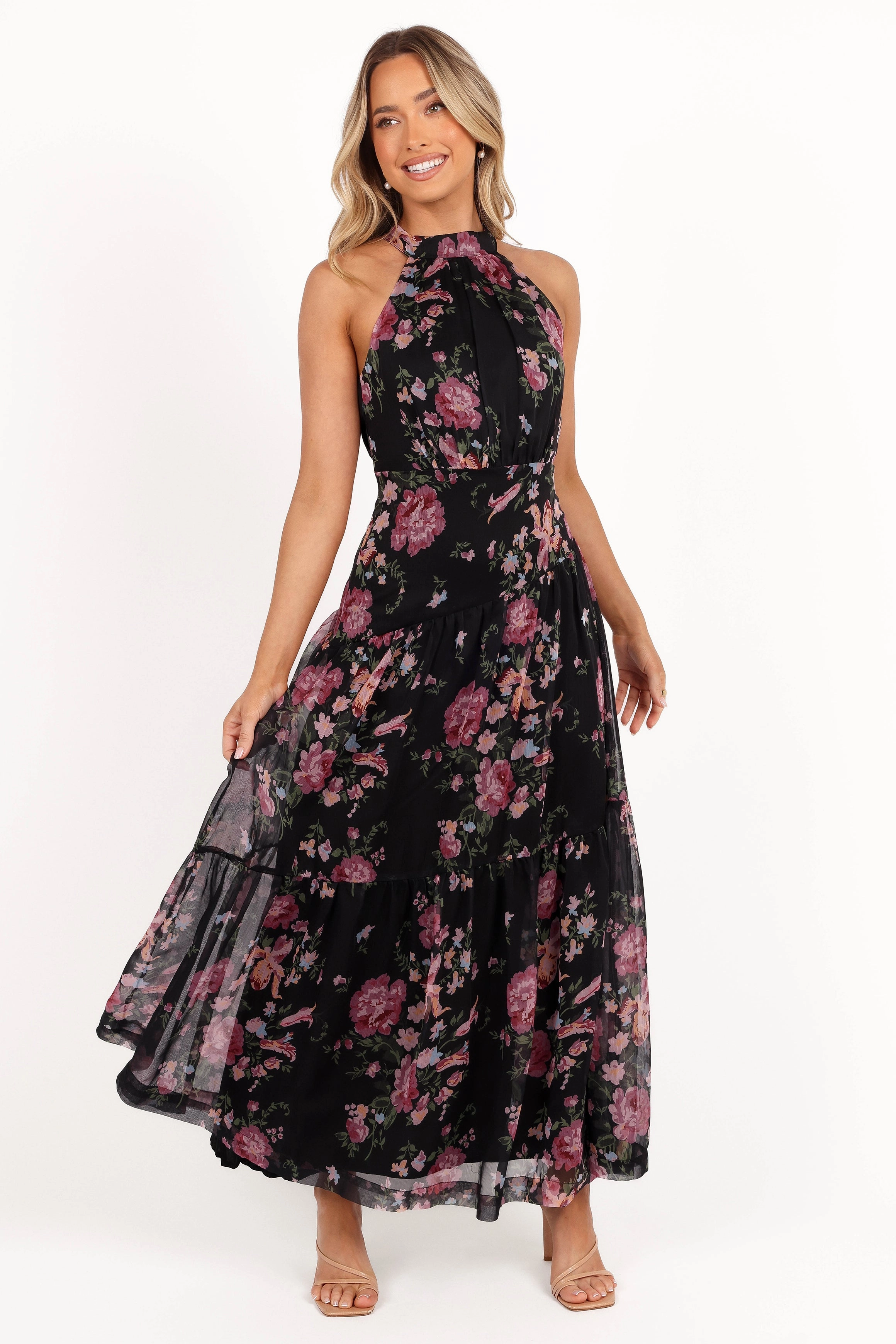Everyday Look Casual Must-Have Eden Maxi Dress - Black Floral