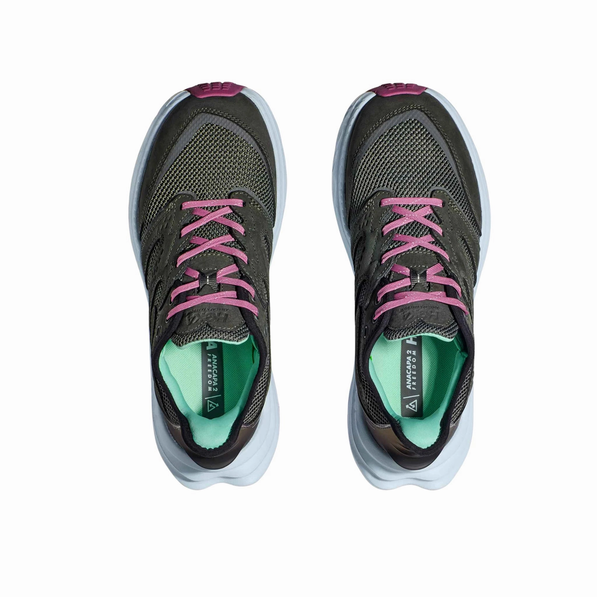 Comfort Easy Sporty Vibe HOKA Women's Anacapa 2 Freedom Hiking Shoes - Outer Orbit / Overcast