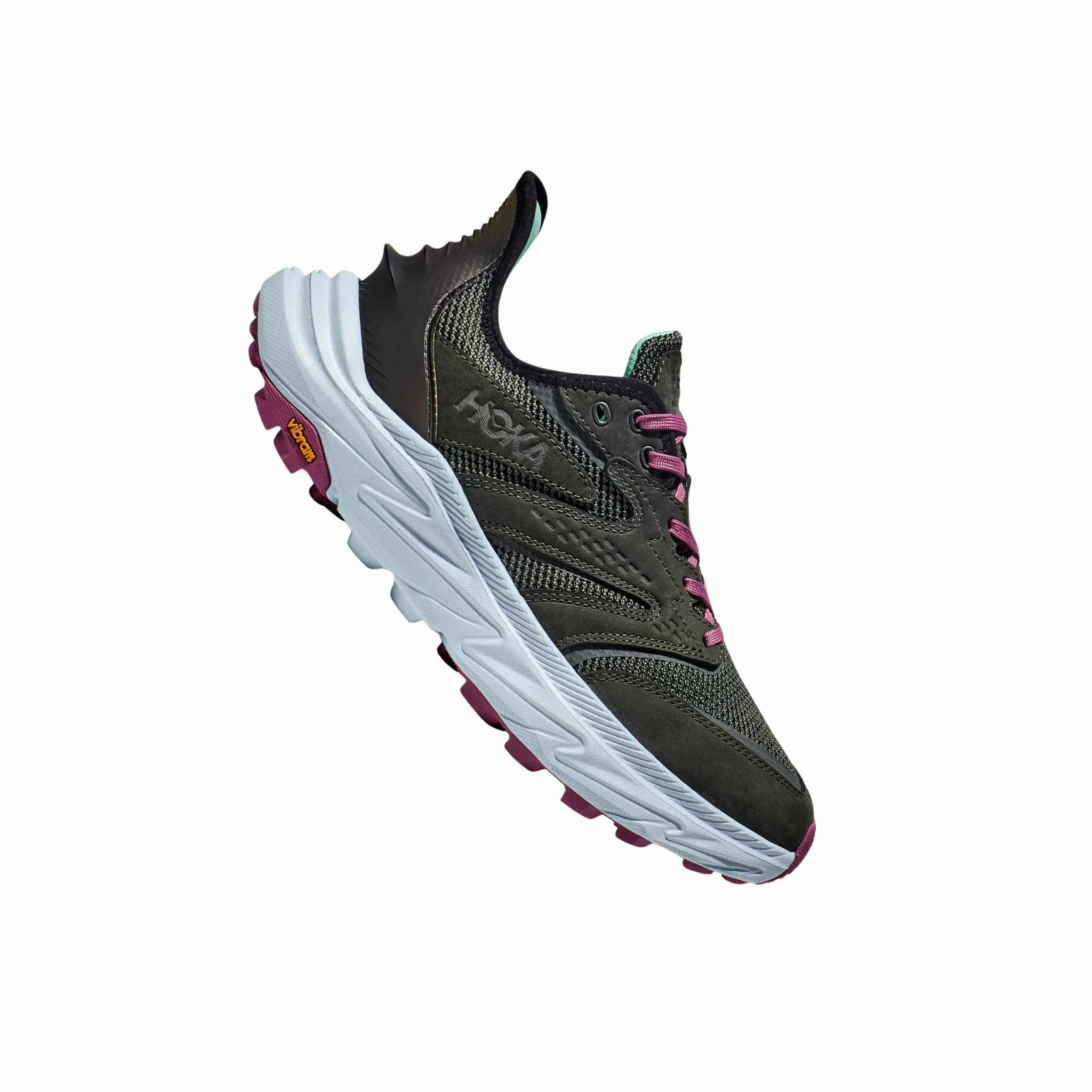 Casual Fit Walk Time HOKA Women's Anacapa 2 Freedom Hiking Shoes - Outer Orbit / Overcast