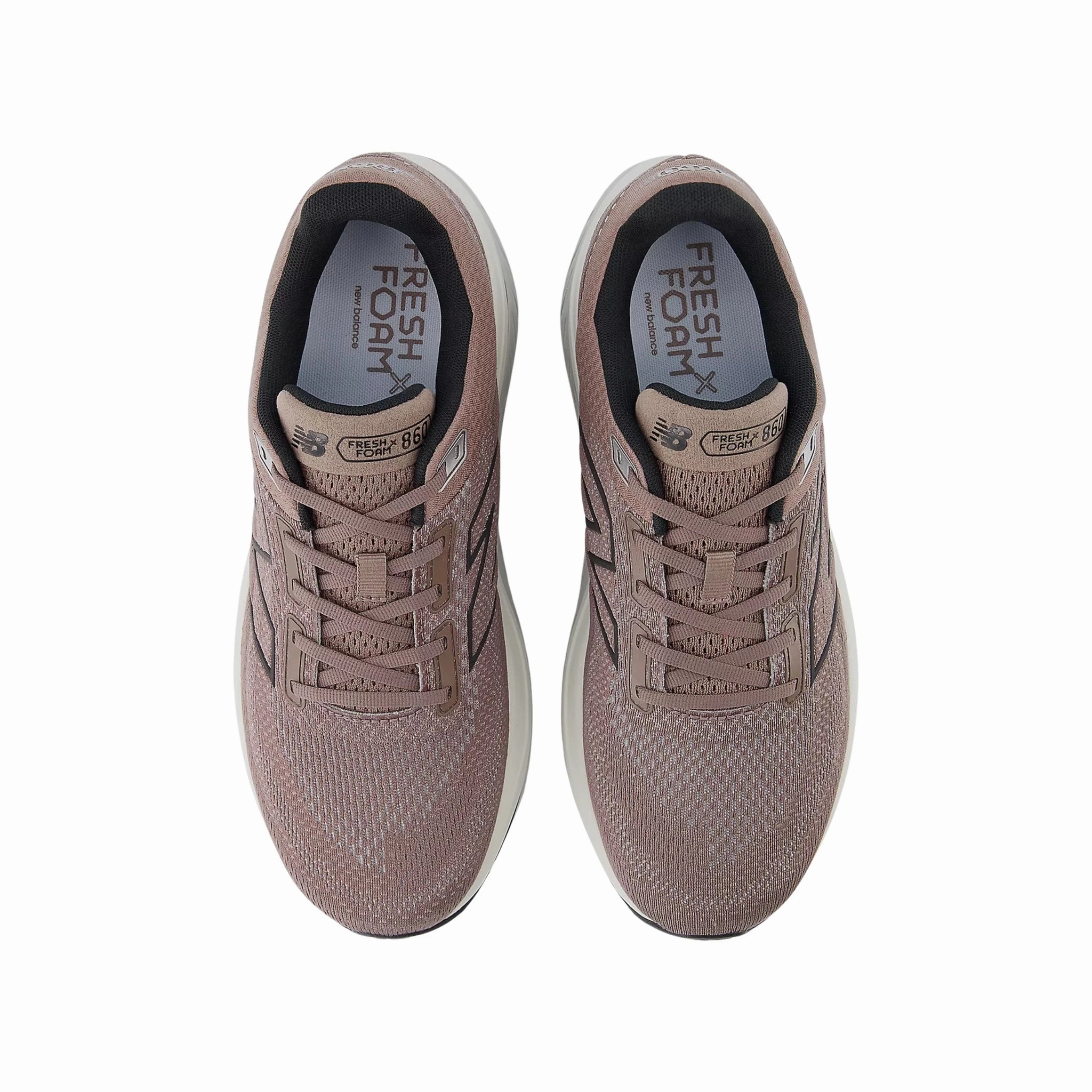 New Balance Men's Fresh Foam X 860v14 Running Shoes - Earth Shadow with Raincloud and Black Ventilated Footbed System