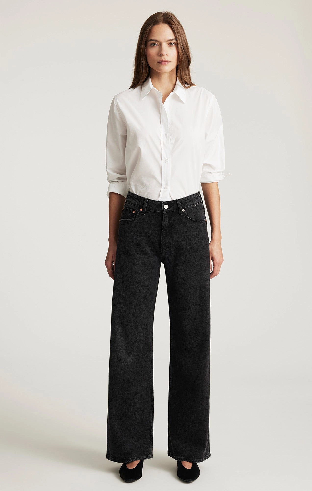 Everyday Eco Friendly Earthy Stylish Daily Wear Parent Style FLORIDA WIDE LEG IN DARK SMOKE CLASSIC BLUE