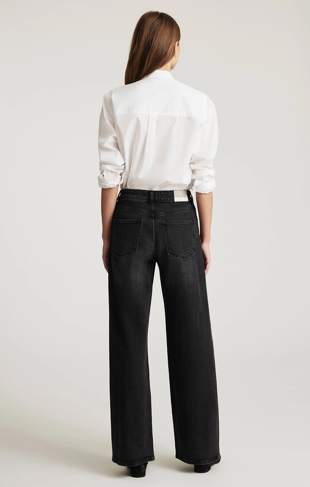 FLORIDA WIDE LEG IN DARK SMOKE CLASSIC BLUE Seamless Pocket Design