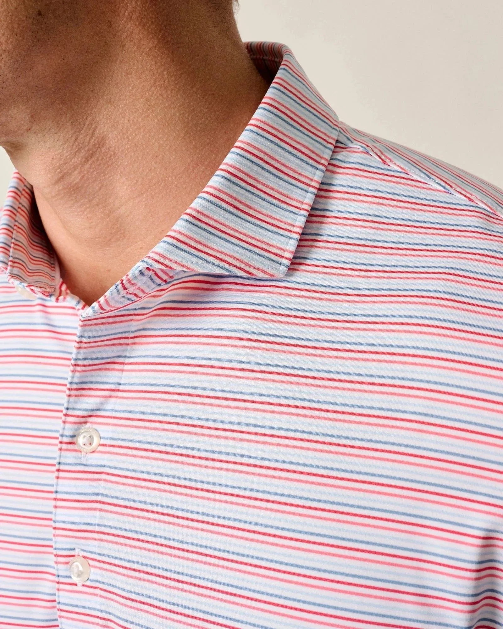 Comfortable Collar Elegant Layer Performance Jersey Polo - Kamdon