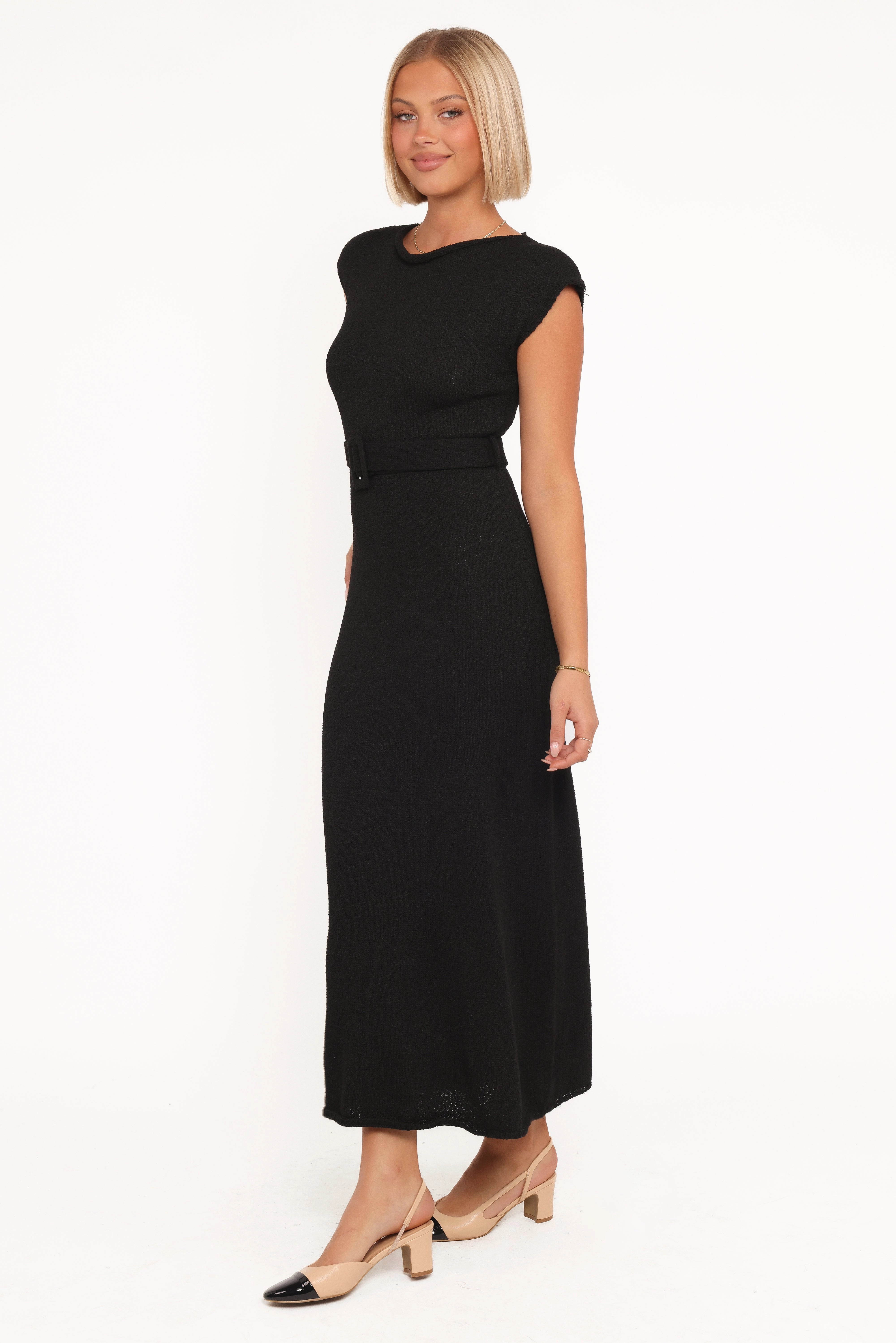 Alberta Midi Dress - Black QuickReleaseClasp