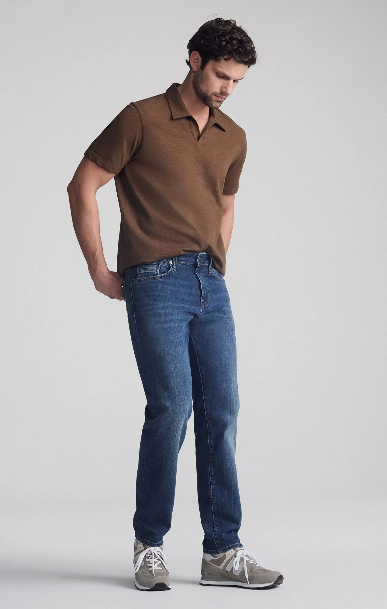 POLO SHIRT IN COCOA Street Comfort