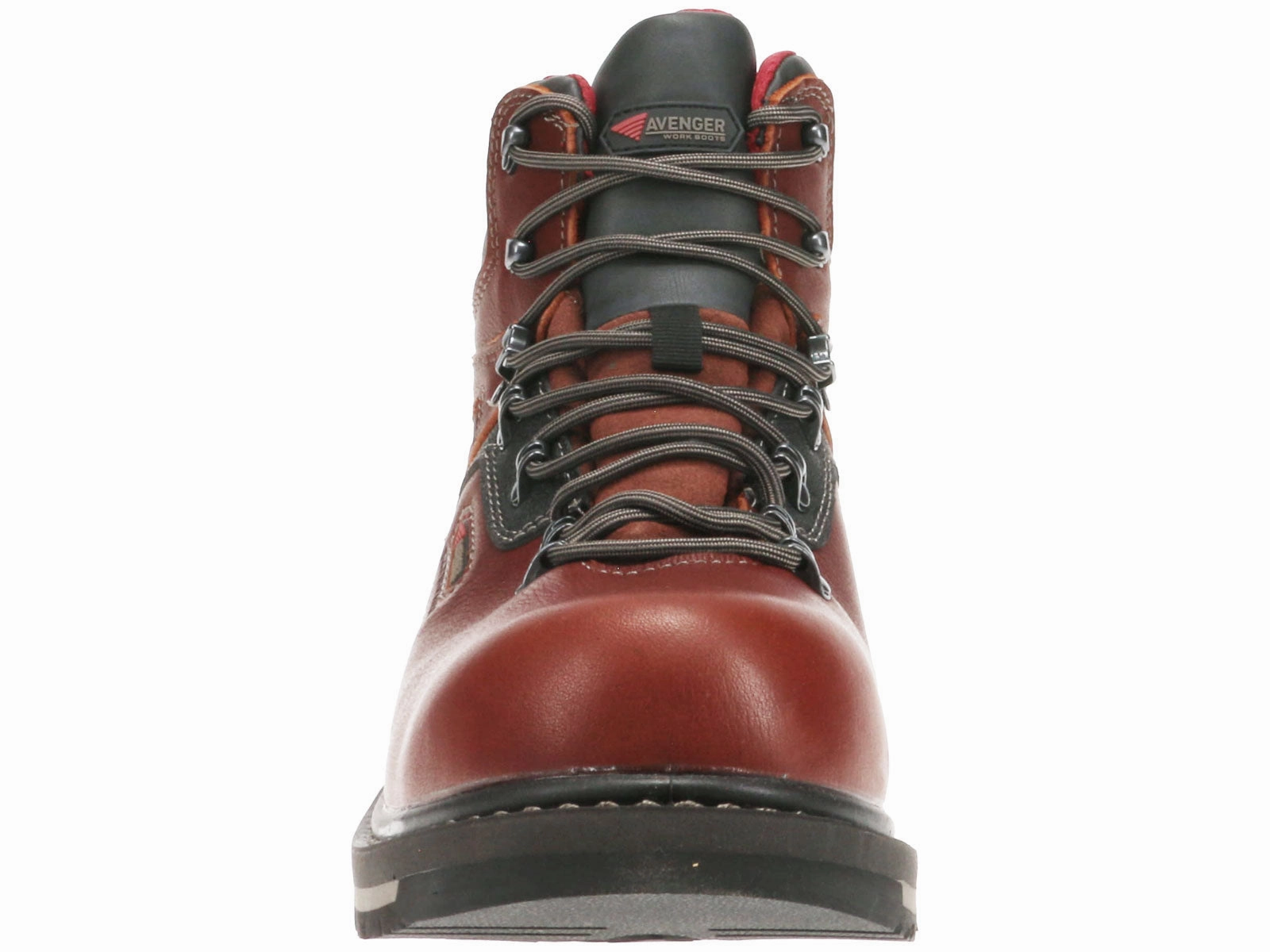 Zip Fast Anti Slip Avenger Blacksmith Safety Toe Boot Brown