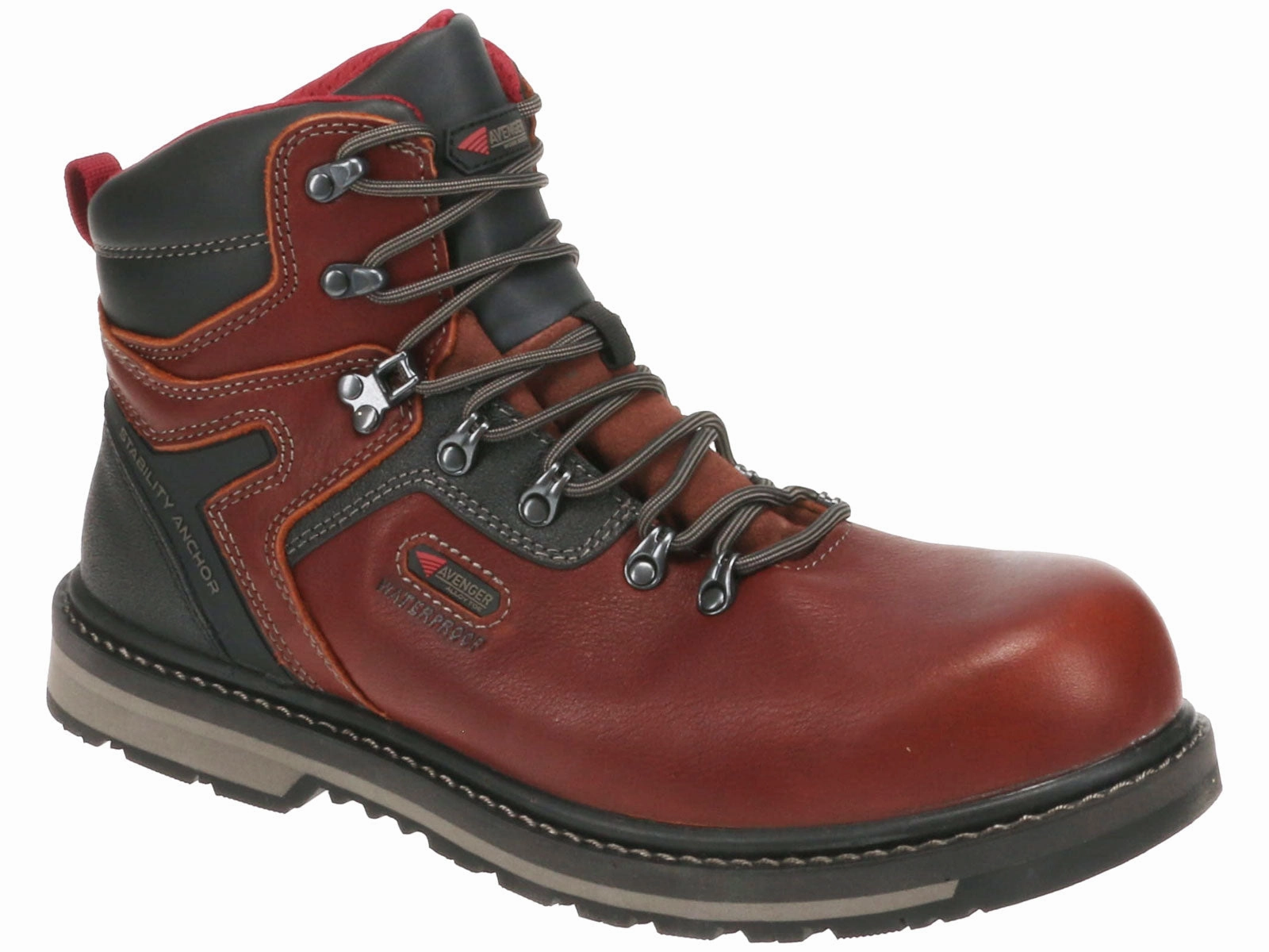 Flex Groove Engineering Avenger Blacksmith Safety Toe Boot Brown
