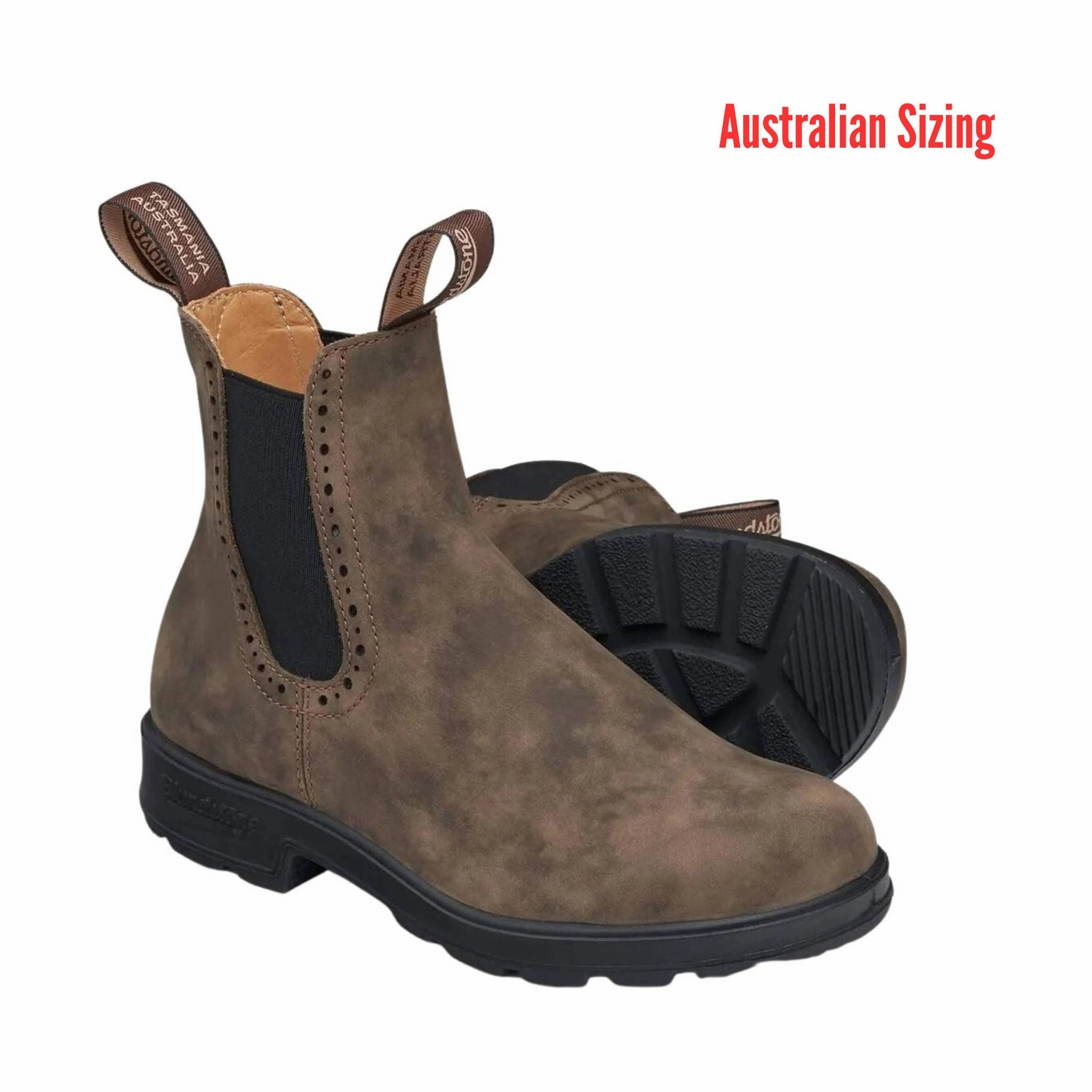 All-Weather Design. Blundstone Women's Original High Top Boots - Rustic Brown