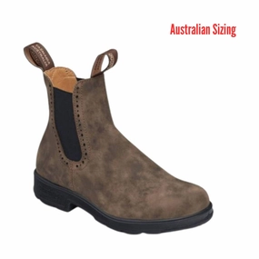 Blundstone Women's Original High Top Boots - Rustic Brown Thermal Core Functional Minimalist