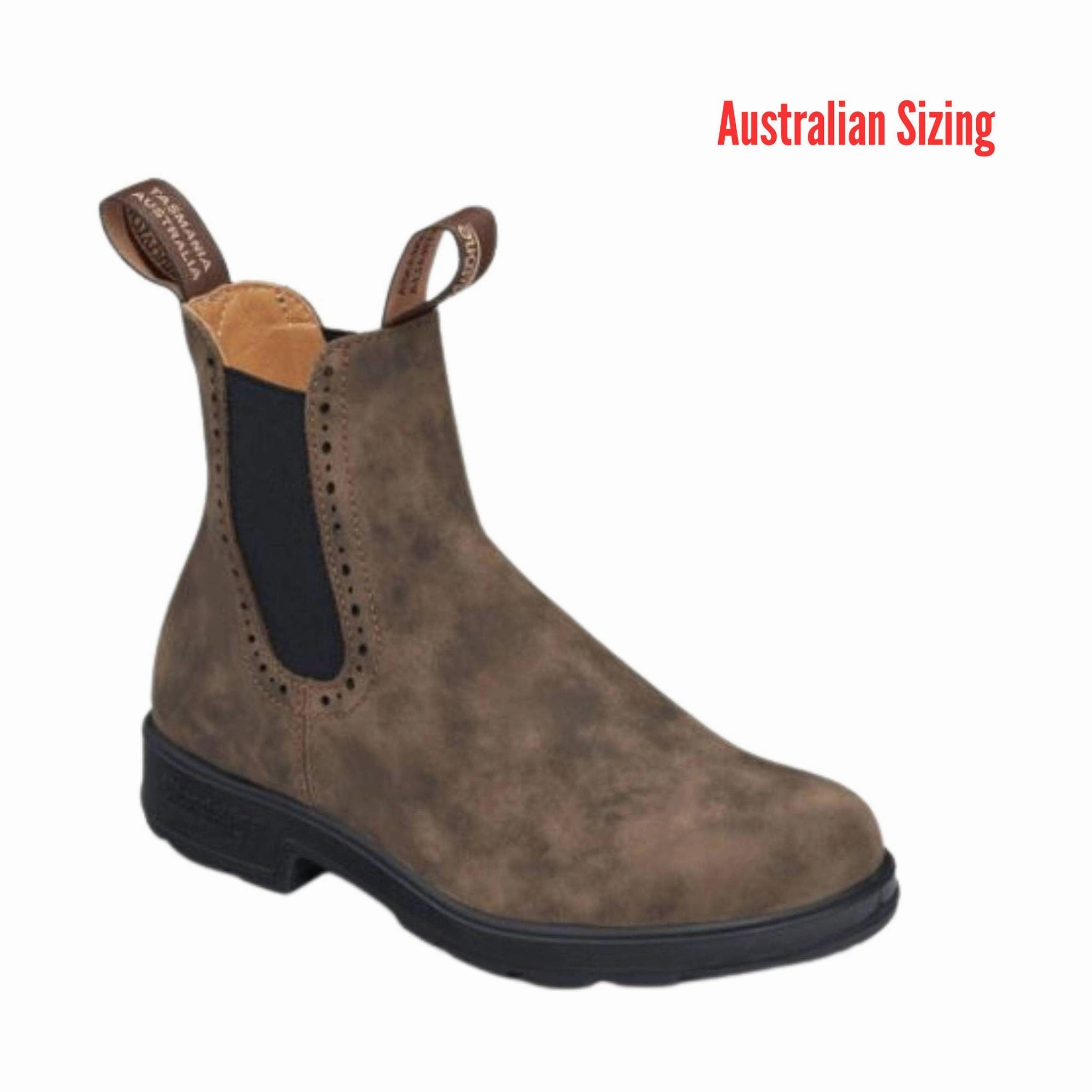 Blundstone Women's Original High Top Boots - Rustic Brown Thermal Core Functional Minimalist