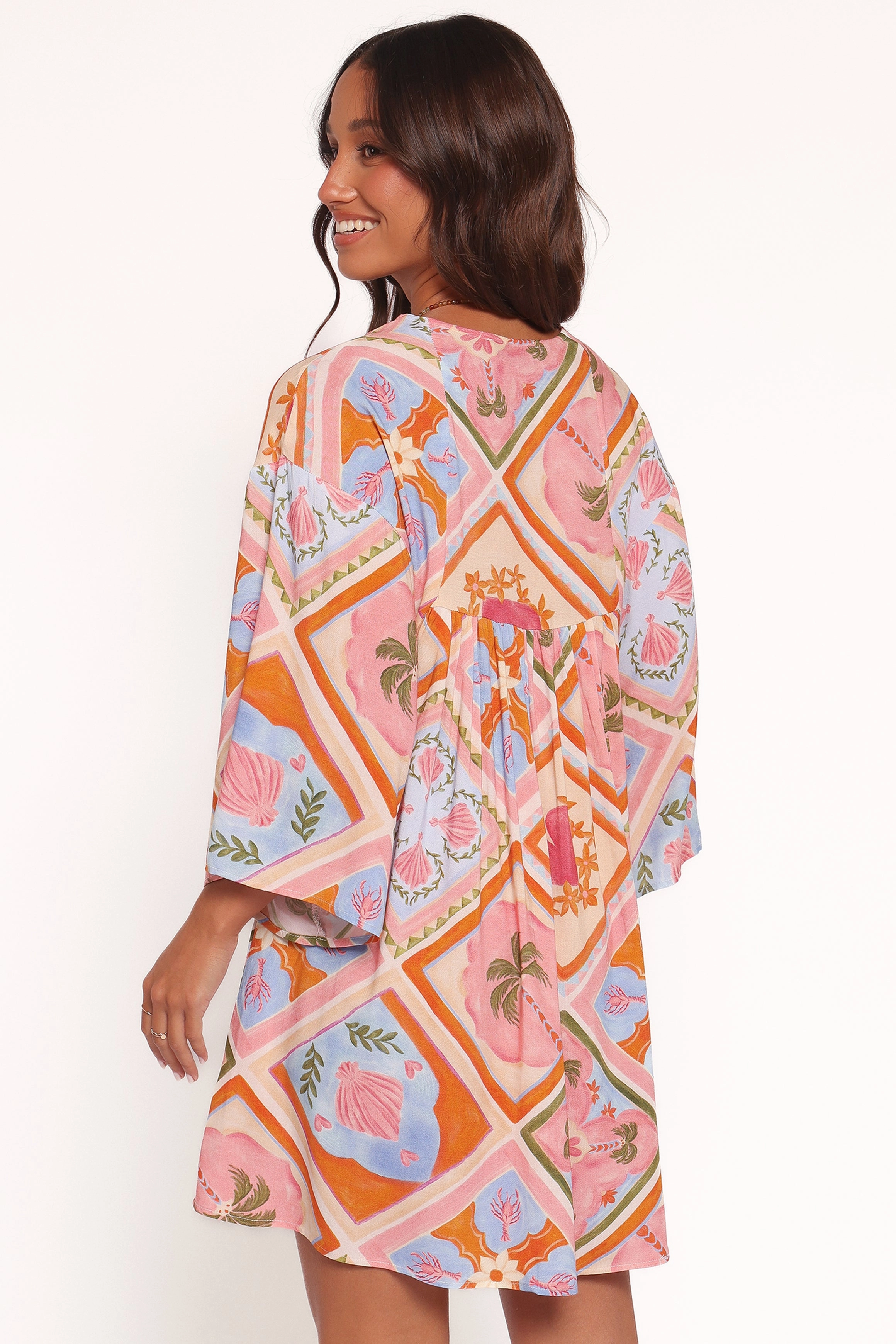 Zanna Mini Dress - Multi Tile Fall Ready