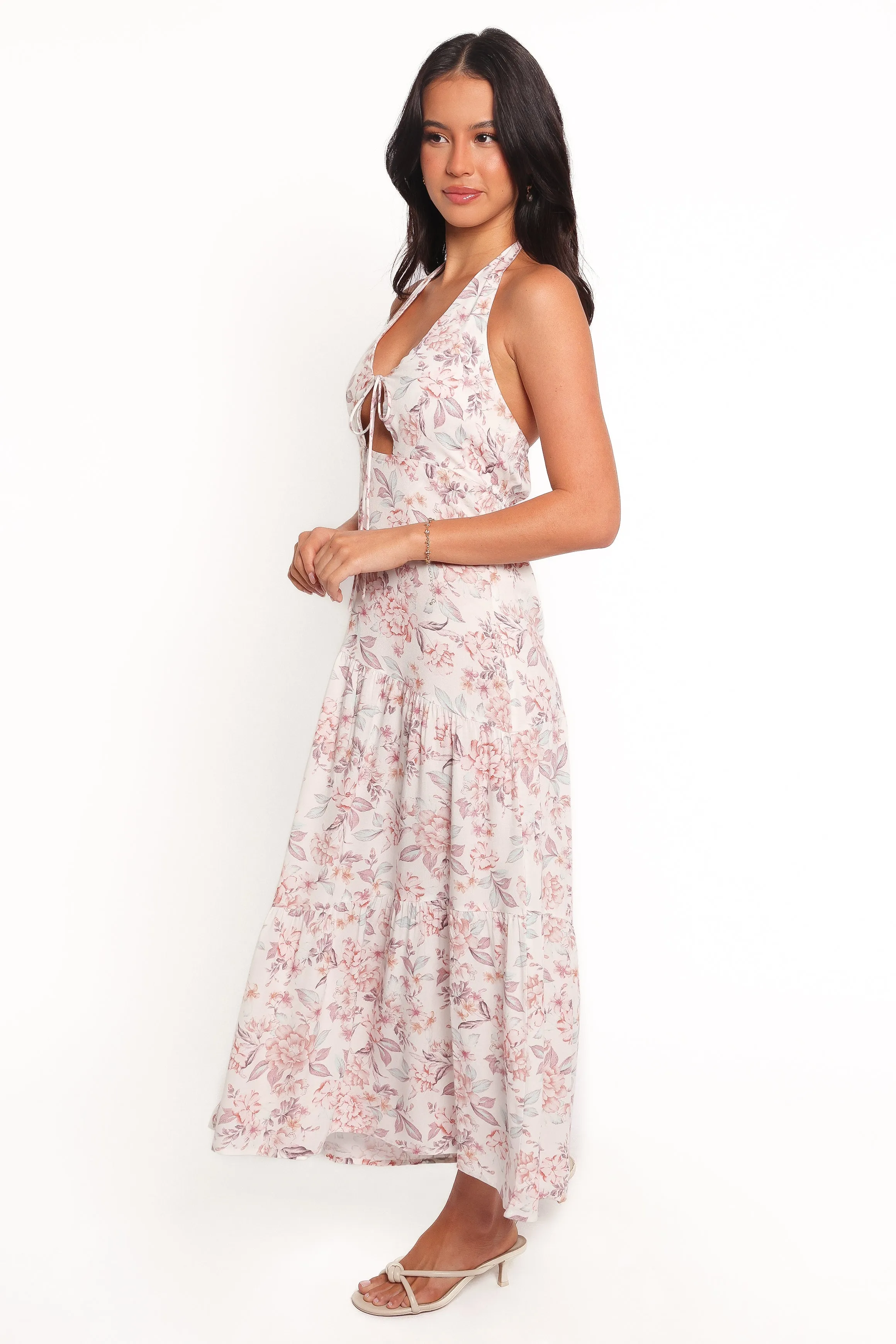 Kori Maxi Dress - Floral Square-Neck