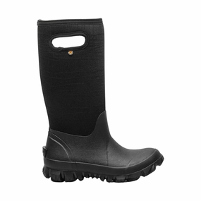 Reinforced Form Weekend Camping All Function Bogs Women's Whiteout Cracks Waterproof Winter Boots - Black