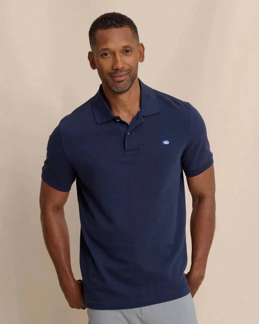 Versatile Shirt Durable Cotton Skipjack Polo Shirt