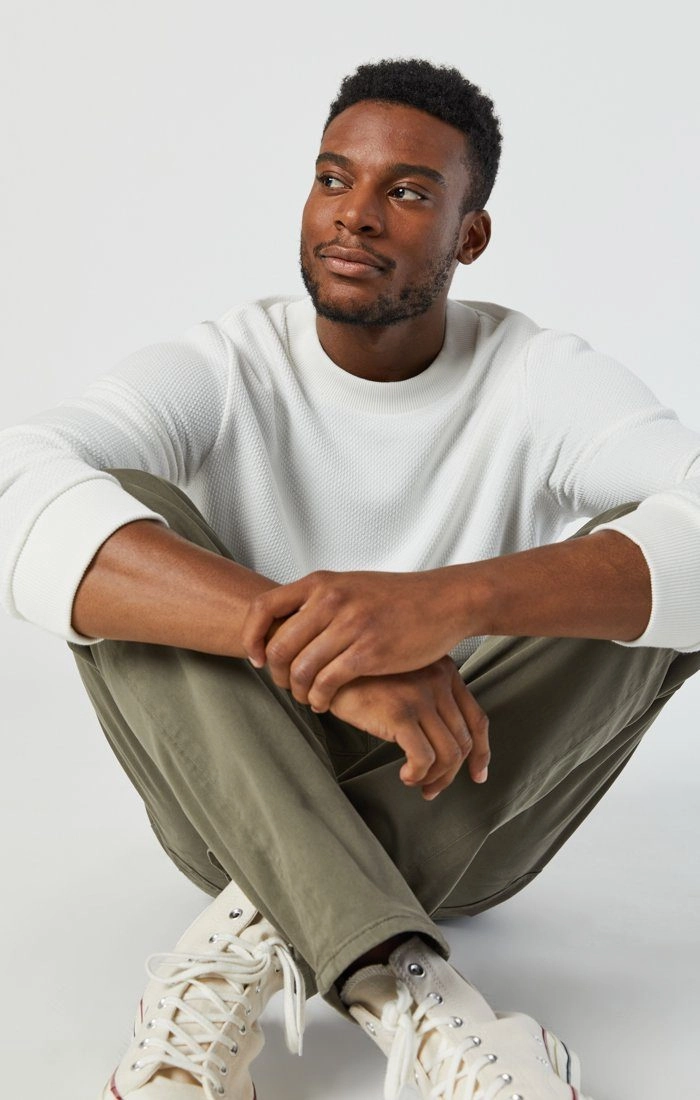 Travel Ready Fit ZACH STRAIGHT LEG IN DUSTY OLIVE TWILL