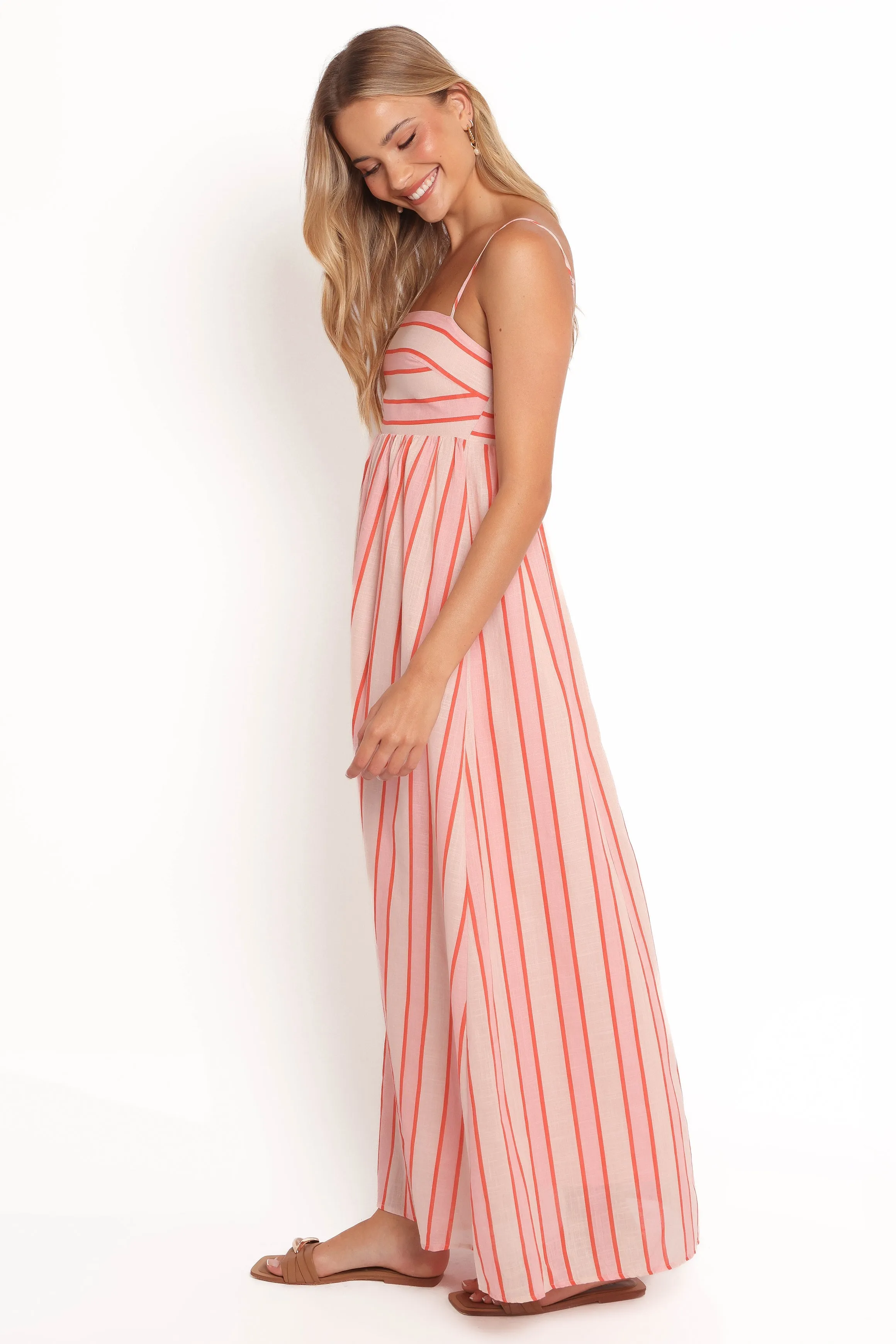 Odessa Maxi Dress - Pink Stripe All Purpose Casual Wear