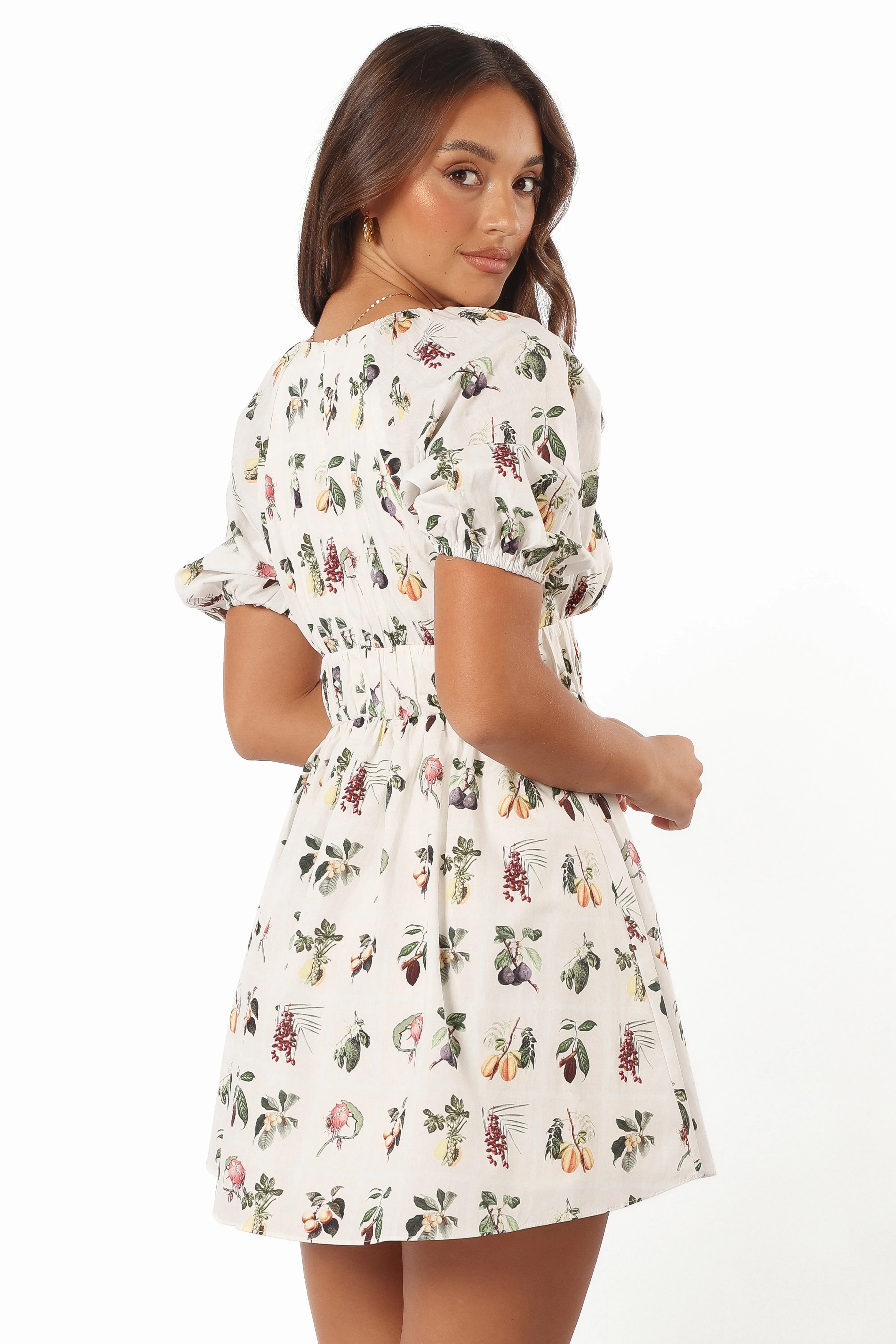 Flattering Look Leanna Mini Dress - Floral
