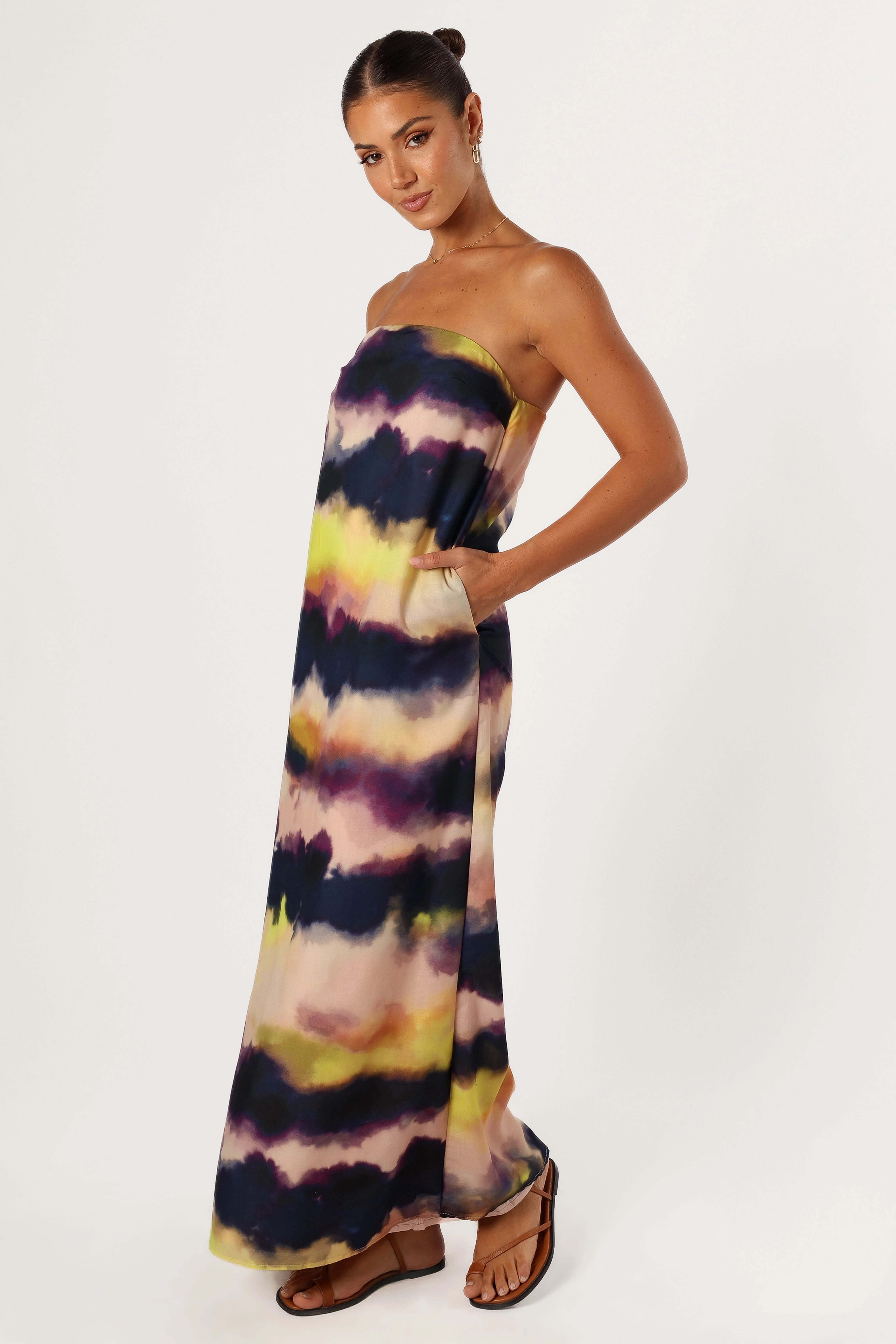 Oasis Strapless Maxi Dress - Storm All Look