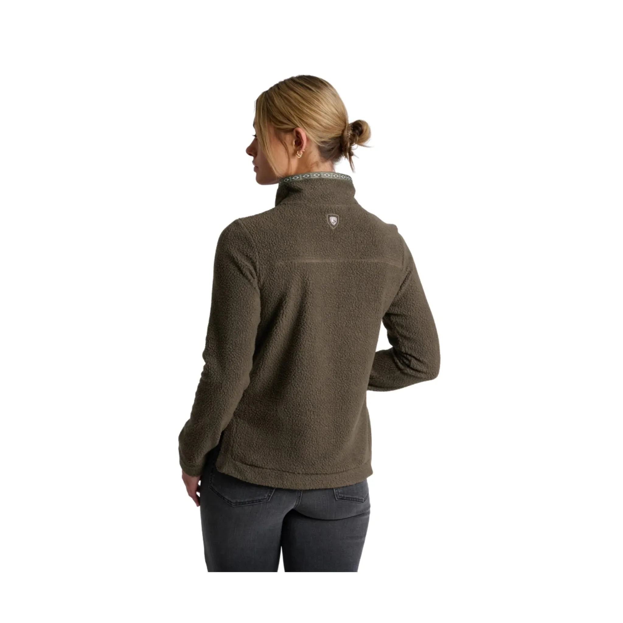 Kuhl Women's Hygge Snap Pullover - Vine Weekend Sporty Thermal Insulation