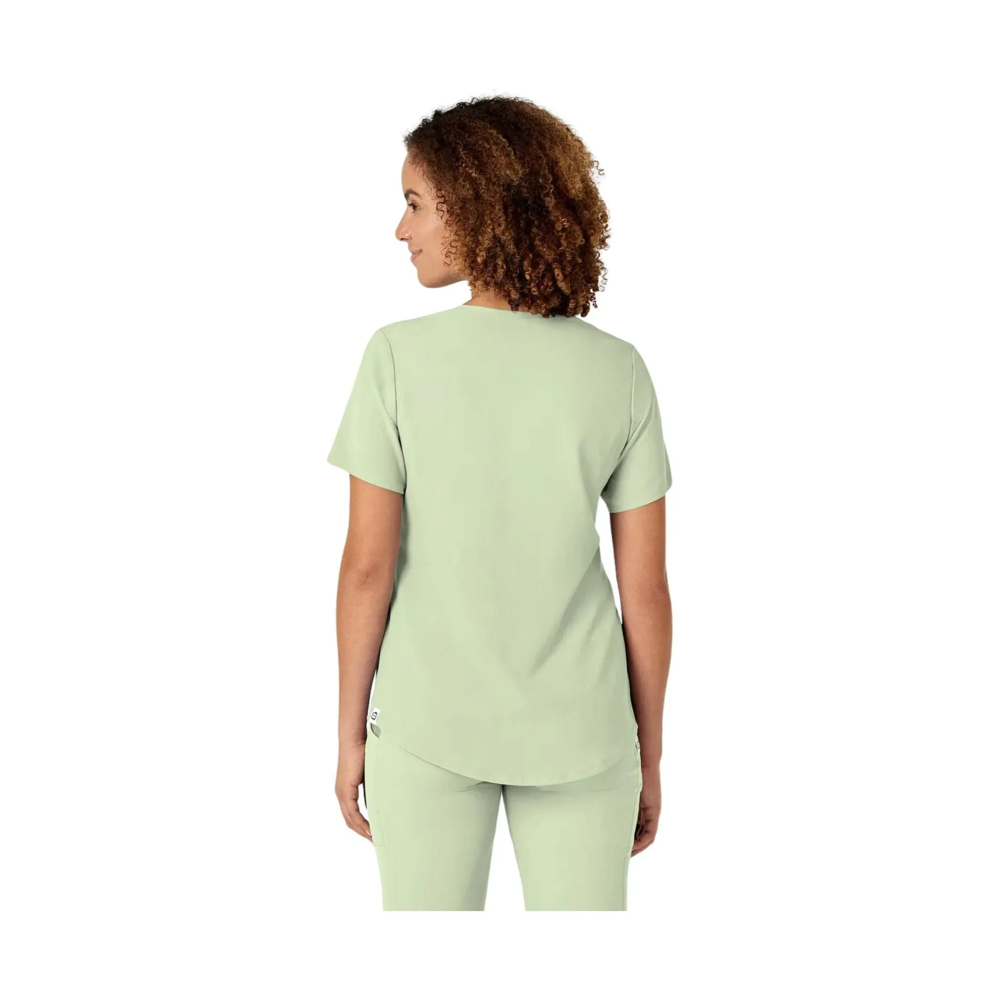 casual top Easy to Wear Wink Women's Renew V Neck Scrub Top - Fresh Mint