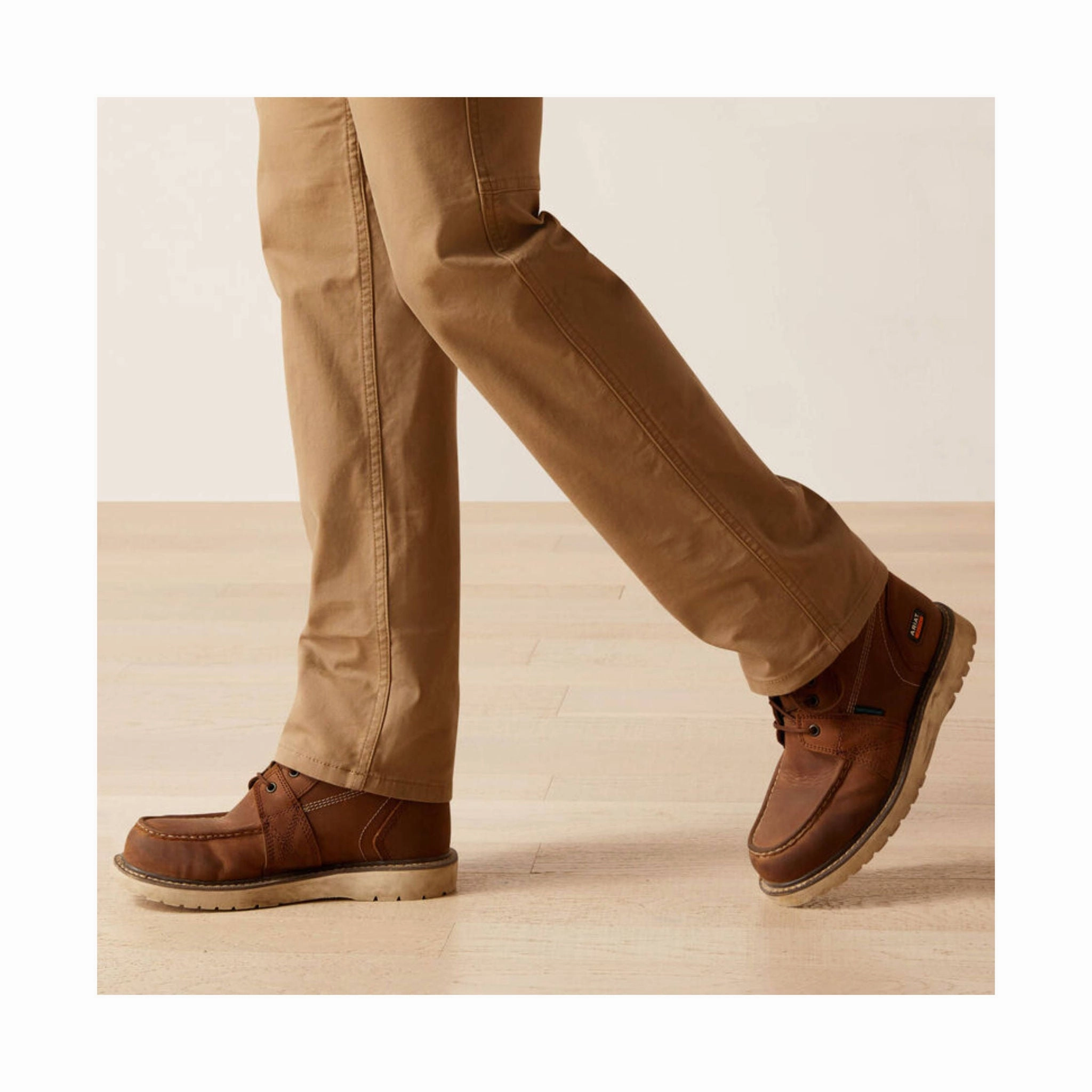 Ariat Women's Rebar PR Made Tough Straight Pant - Field Khaki Work Comfort