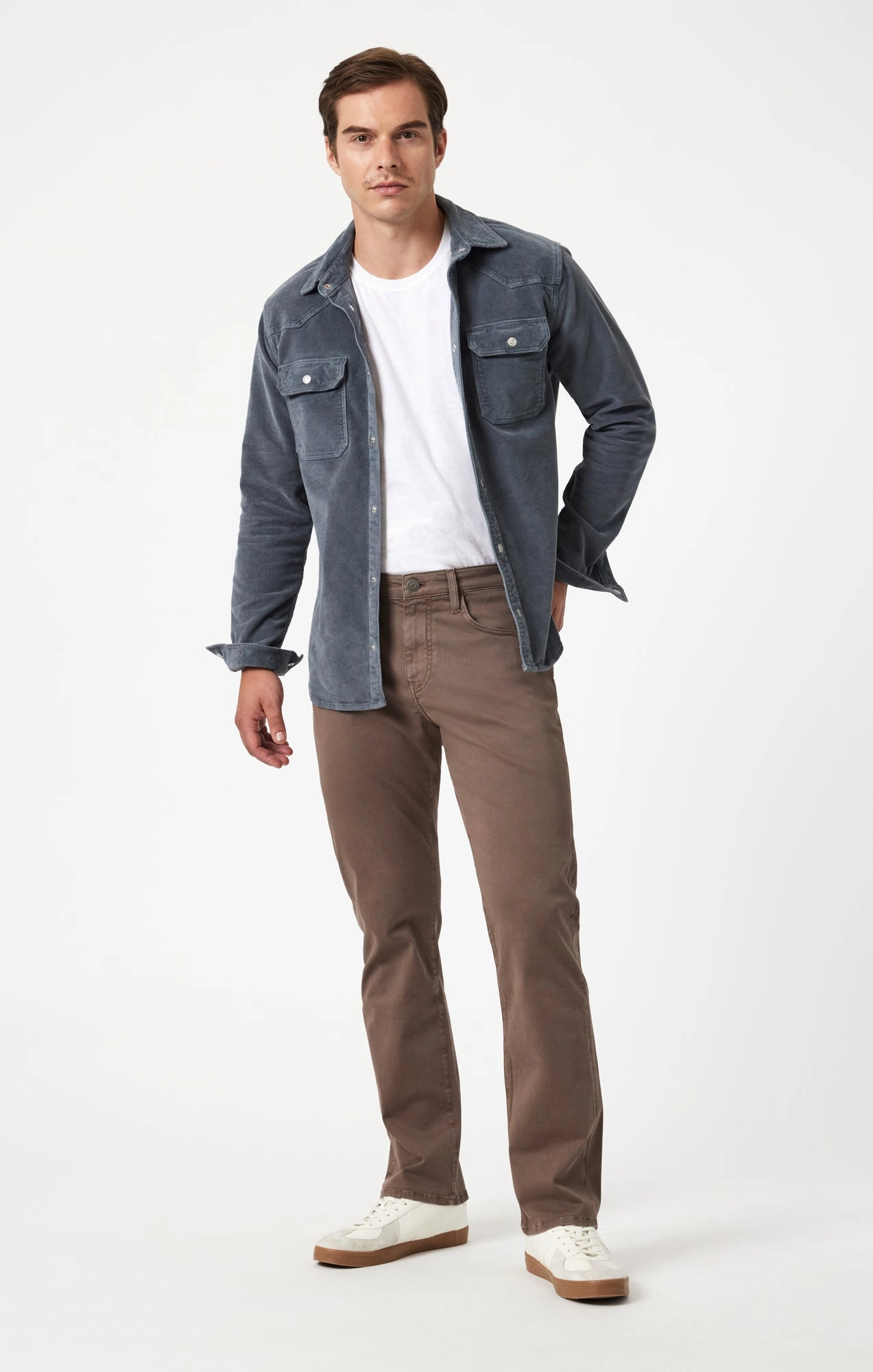 Adaptable Style MATT RELAXED STRAIGHT LEG IN BROWN CASUAL TWILL