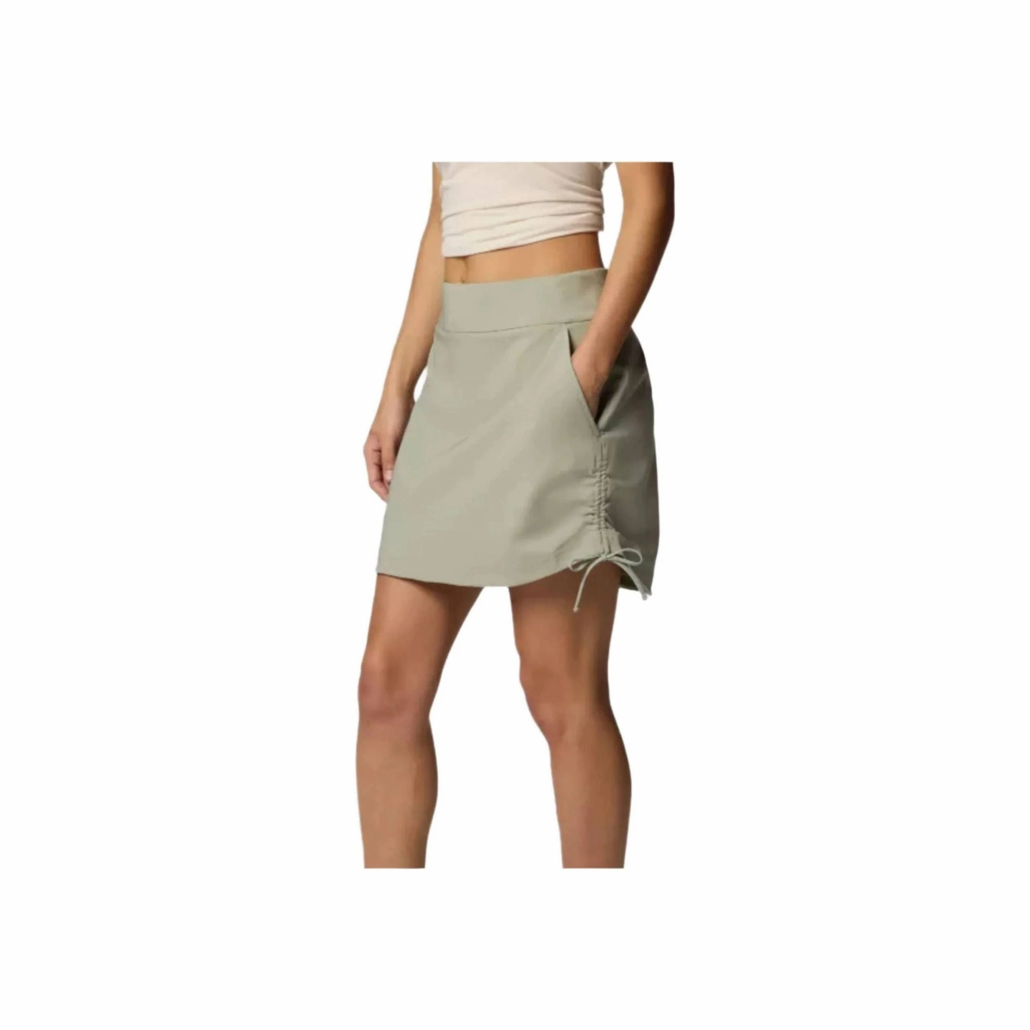 Outfit Display Luxury Finish Columbia Women's All Seasons Ruched Skort - Safari
