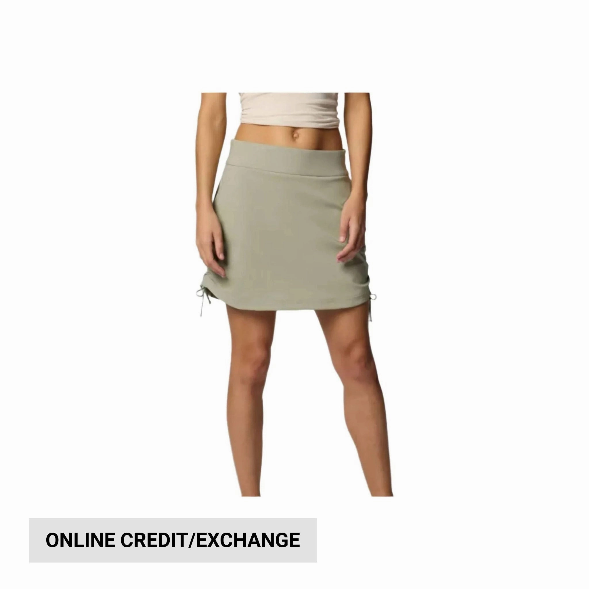 Columbia Women's All Seasons Ruched Skort - Safari Designer Label