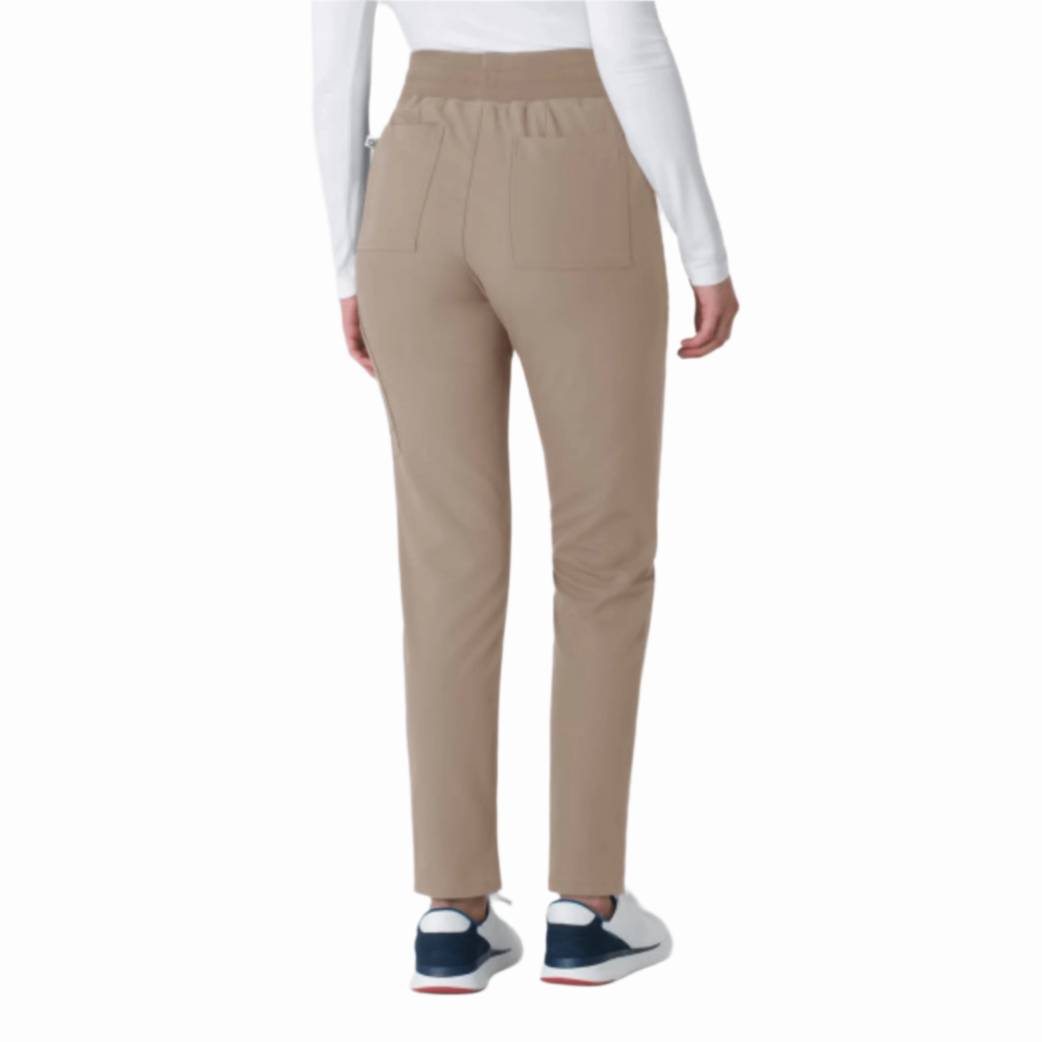 Sustainable Material Blend Comfort for All Wink Women's Thrive Cargo Straight Slim Leg Scrubs Pants - Haze